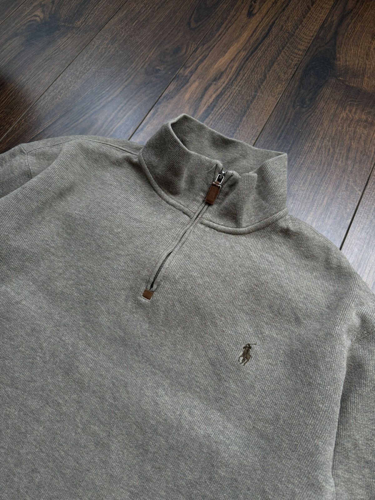 Polo Ralph Lauren Vintage Polo Ralph Lauren 1/3 zip Pullover Sweater Size US XL / EU 56 / 4 - 3 Thumbnail