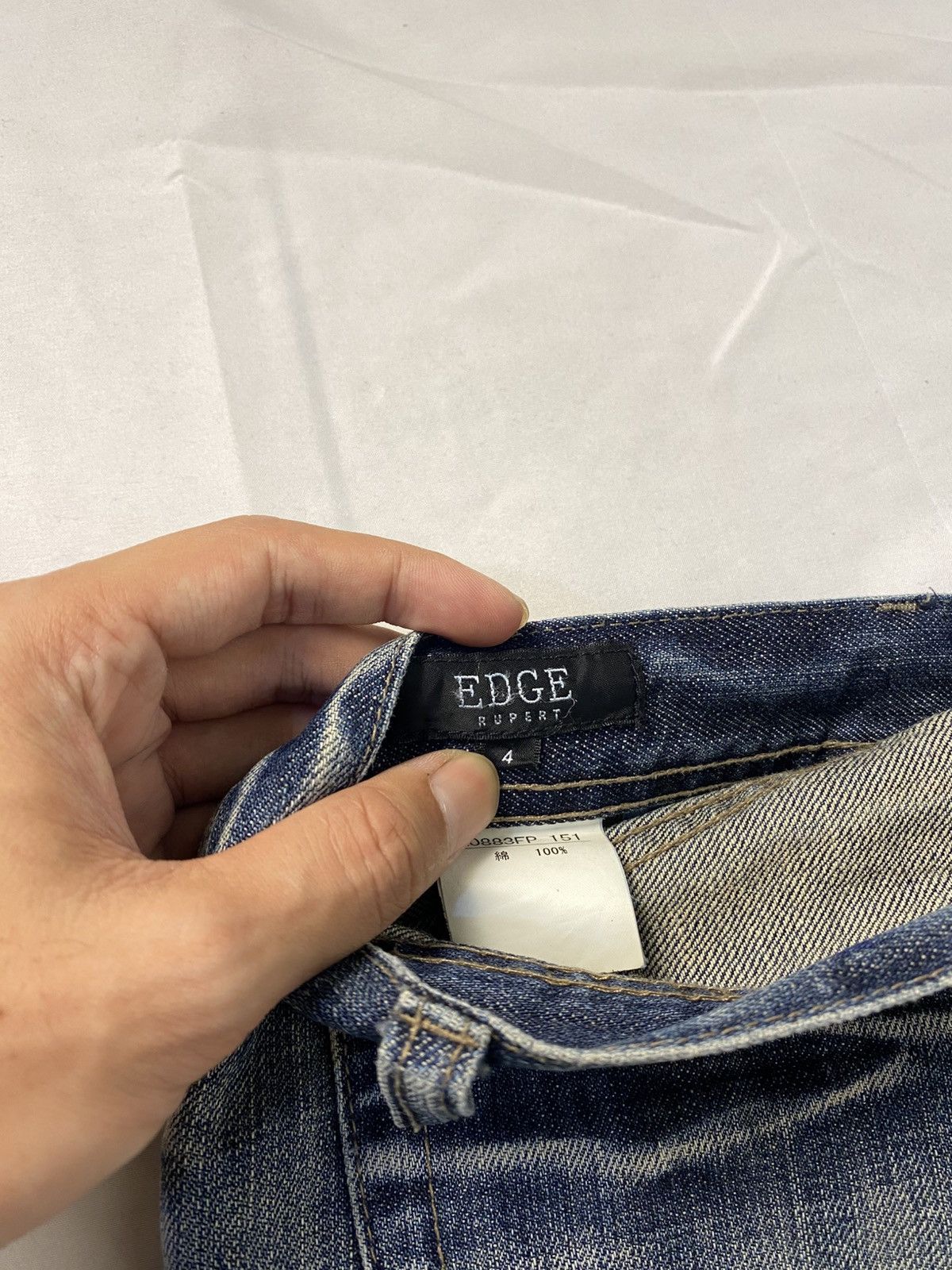 Japanese Brand 2000 Rupert Edge Washed Japanese Punk Style Jeans Denims Size US 35 - 17 Thumbnail