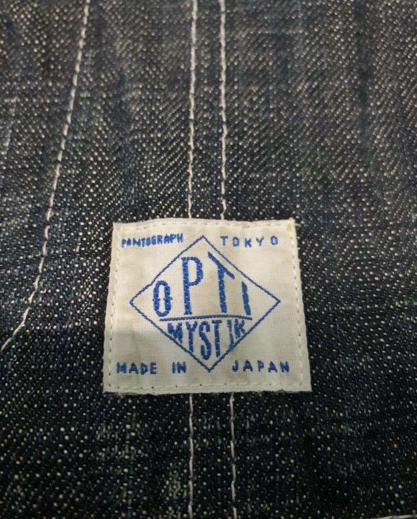 Japanese Brand × Vintage Vintage Optymystic Hooded Denim Jacket Size US M / EU 48-50 / 2 - 8 Thumbnail