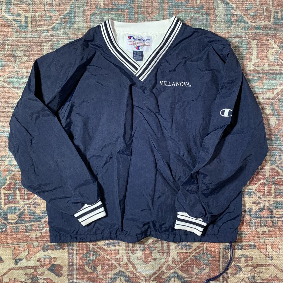 Champion Vintage Champion Villanova Nylon Windbreaker Pullover XL Size US XL / EU 56 / 4 - 1 Thumbnail