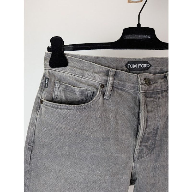 Tom Ford o1rshd1 Slim-Fit Denim Jeans in Grey Size US 32 / EU 48 - 6 Thumbnail