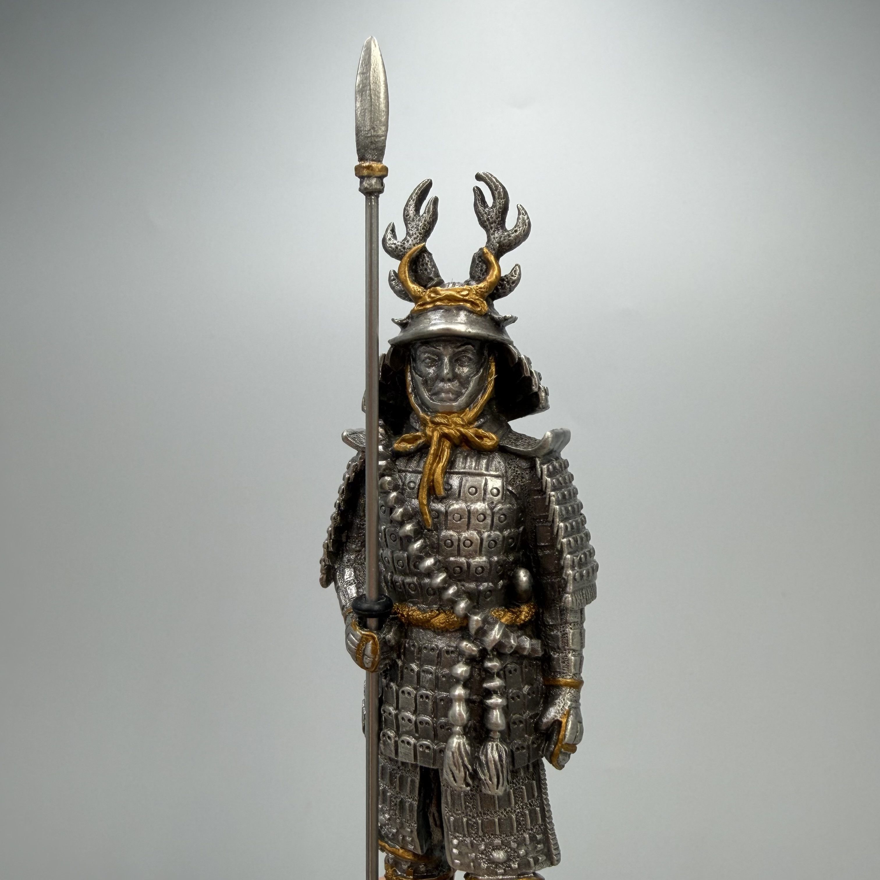 Other Honda Tadakatsu Samurai Figurine Miniature Tin Pewter Size ONE SIZE - 5 Thumbnail