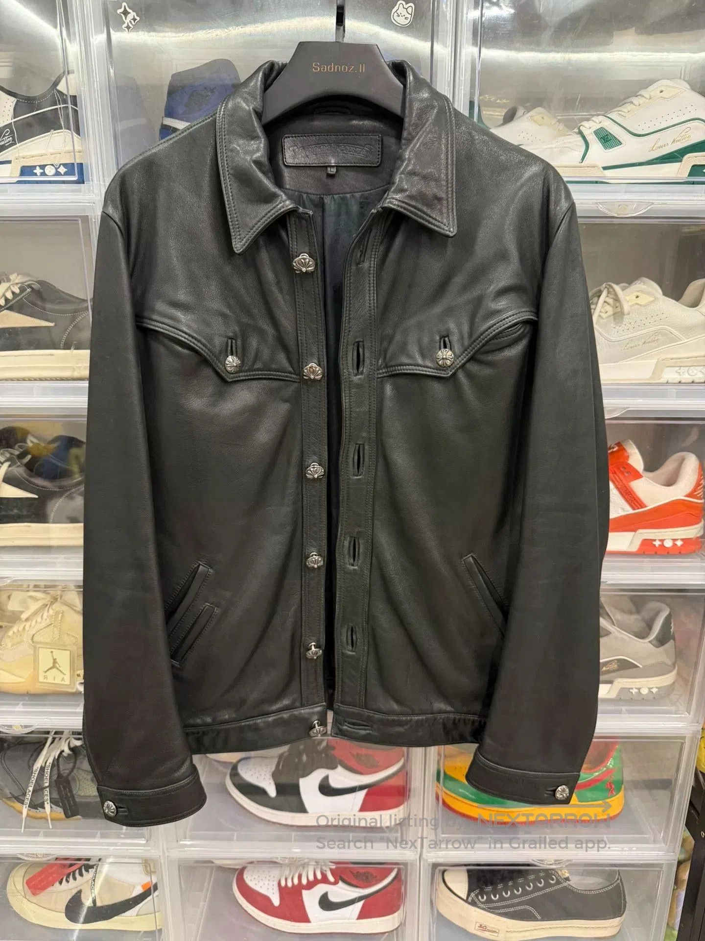 Chrome Hearts Chrome Hearts Western Flame Leather Jacket. Size US L / EU 52-54 / 3 - 3 Thumbnail