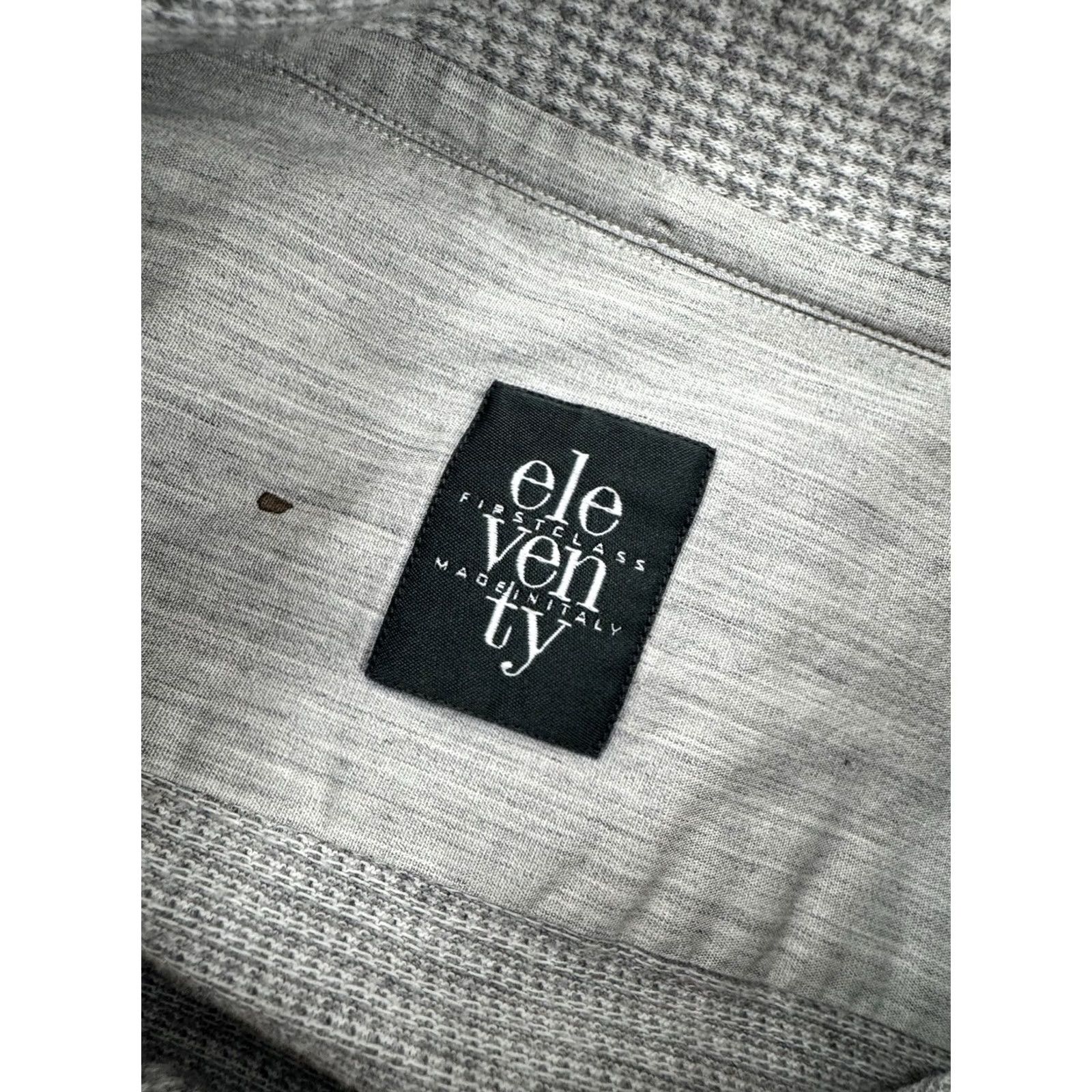 Eleventy ELEVENTY Shirt Gray S Long Sleeve Button-Up 40 15 3/4 SMALL Size US S / EU 44-46 / 1 - 5 Thumbnail