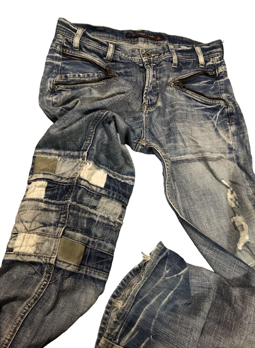 If Six Was Nine × Japanese Brand × Le Grande Bleu (L.G.B.) VINTAGE JAPANESE BRAND HERITAGE STONE DENIM JEANS Size US 32 / EU 48 - 3 Thumbnail