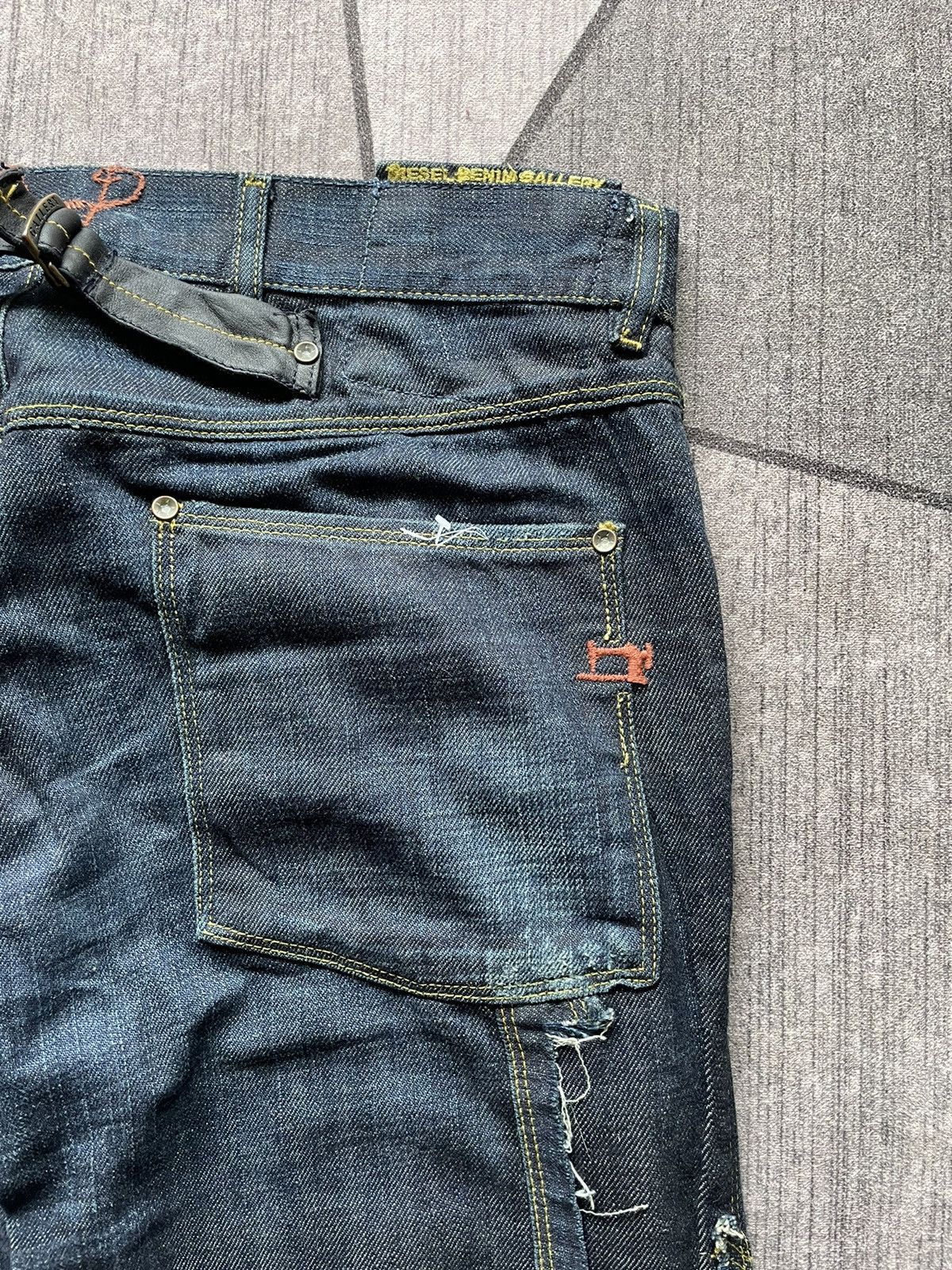 Diesel Vintage Diesel Denim Gallery Flare Denim Pants Size US 30 / EU 46 - 8 Thumbnail