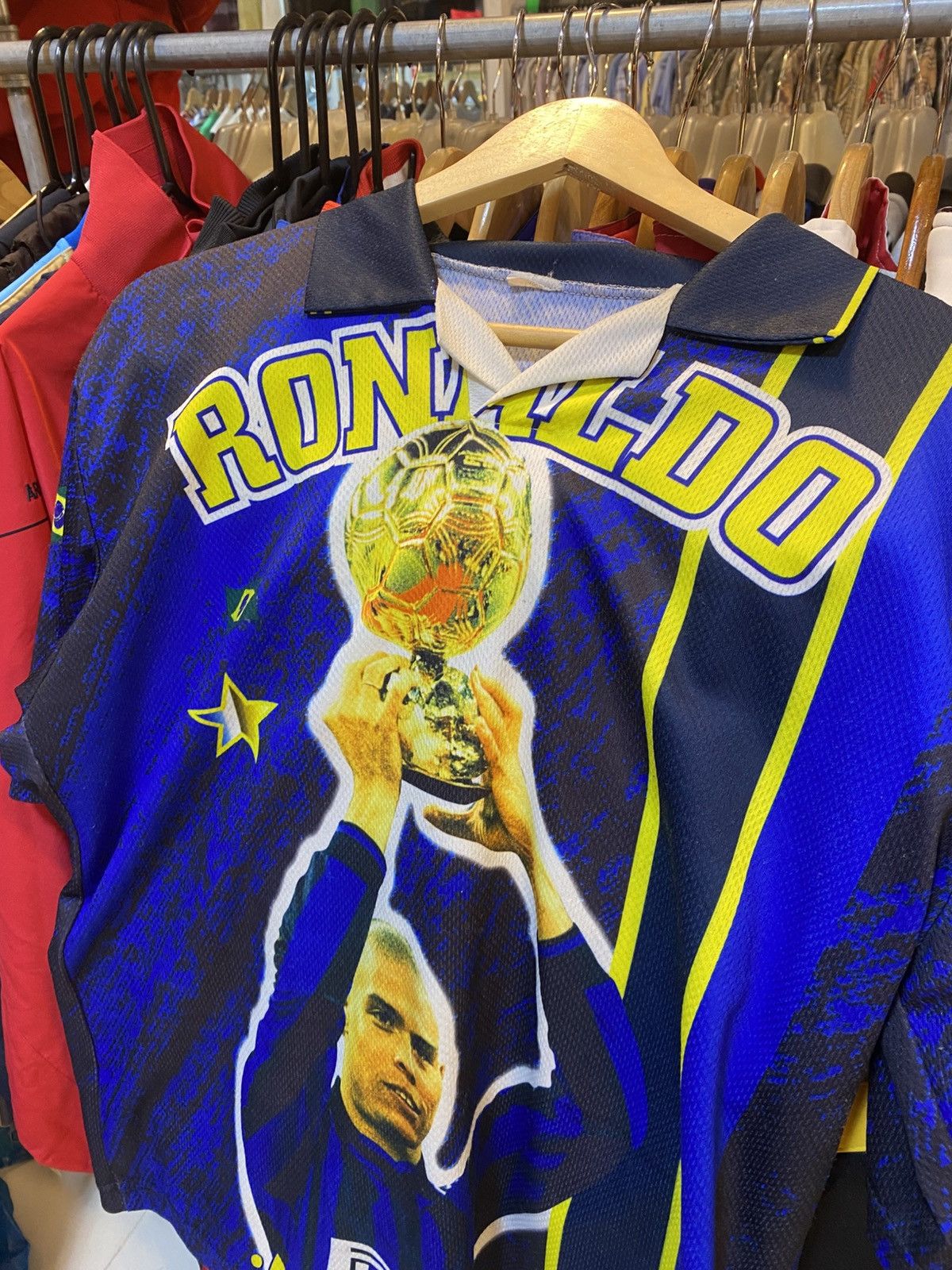Other Vintage R9 Inter Milan Jersey Size US L / EU 52-54 / 3 - 2 Thumbnail