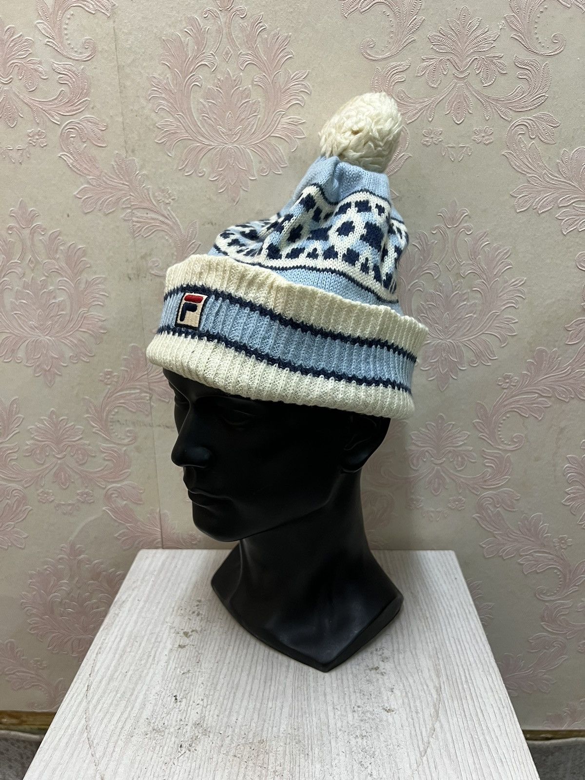 Fila Vintage Fila Small Logo Beanie Hats Size ONE SIZE - 3 Thumbnail
