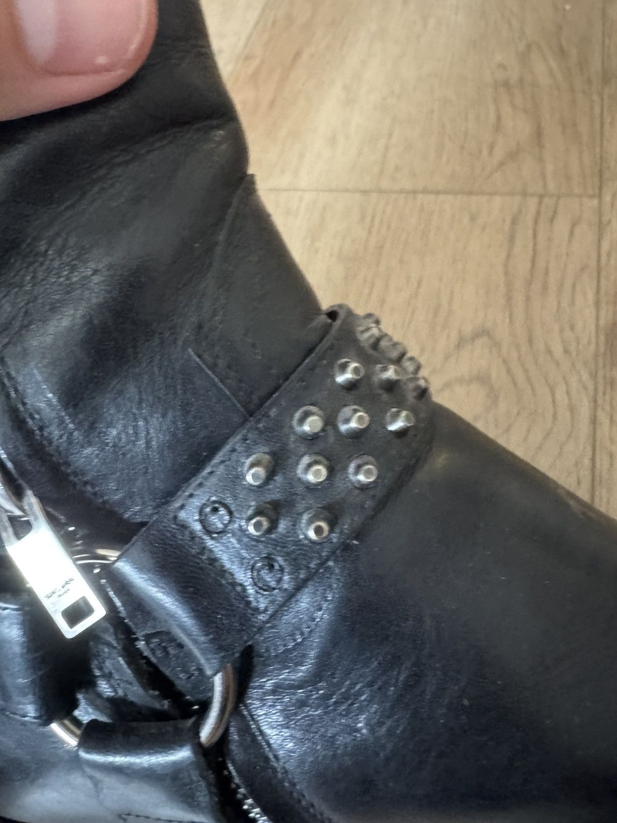 Saint Laurent Paris Hedi Studded Harness Wyatts Size US 8 / EU 41 - 10 Thumbnail