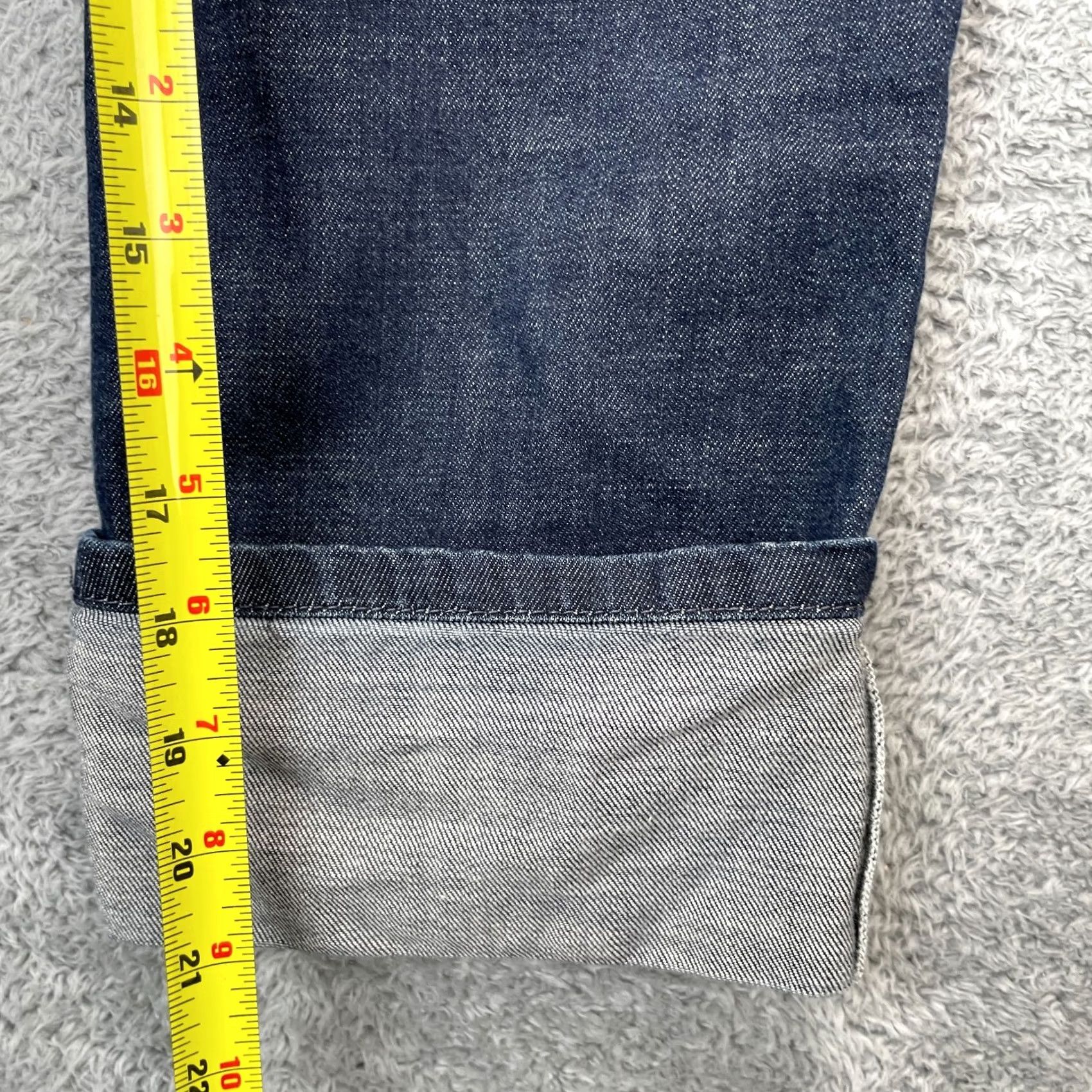 Vintage Joes Jeans Womens Capri Denim Cotton Medium Wash 31 Blue Honey Kicker Cuffed 5-Pocket Regular Inseam 21 Size 24" / US 00 / IT 34 - 7 Thumbnail