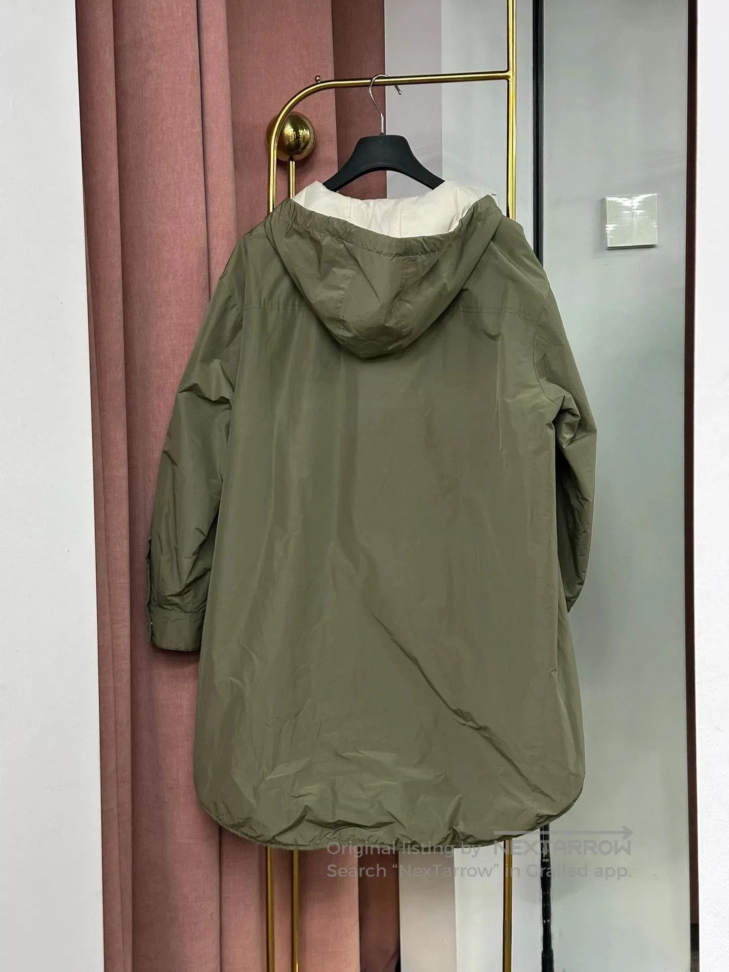 Brunello Cucinelli Brunello Cucinelli Green Cotton Coat. Size US M / EU 48-50 / 2 - 3 Thumbnail