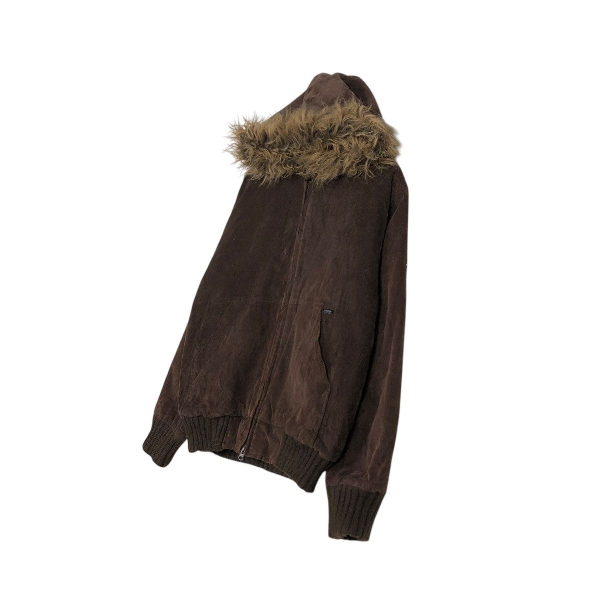 Billabong 🔥VINTAGE BOMBER JACKET CORDUROY BILLABONG MINK FUR HOODIE Size US M / EU 48-50 / 2 - 4 Thumbnail