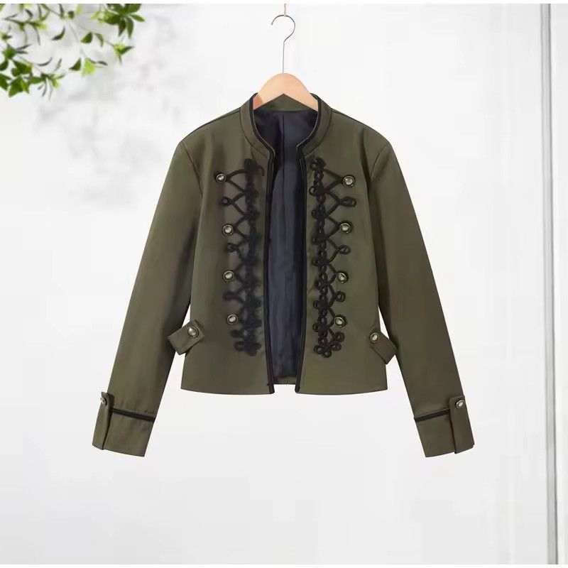 Other Military Style Denim Jacket, Fitted Jean Jacket Size M / US 6-8 / IT 42-44 - 9 Thumbnail