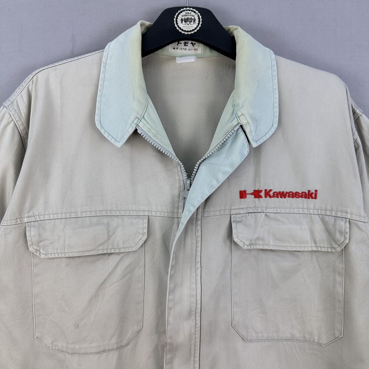 Uniform Wares Vintage Kawasaki Work Zipper Jacket Size US L / EU 52-54 / 3 - 7 Thumbnail