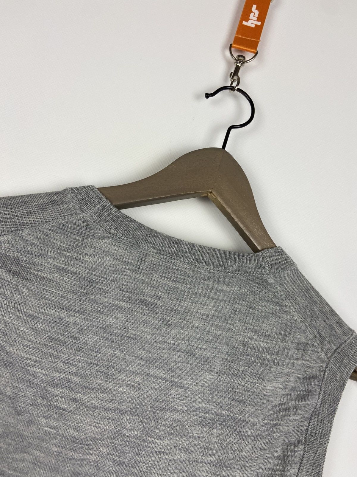Designer × Suitsupply Suitsupply Gray Button Wool Vest Mens Size US S / EU 44-46 / 1 - 16 Thumbnail