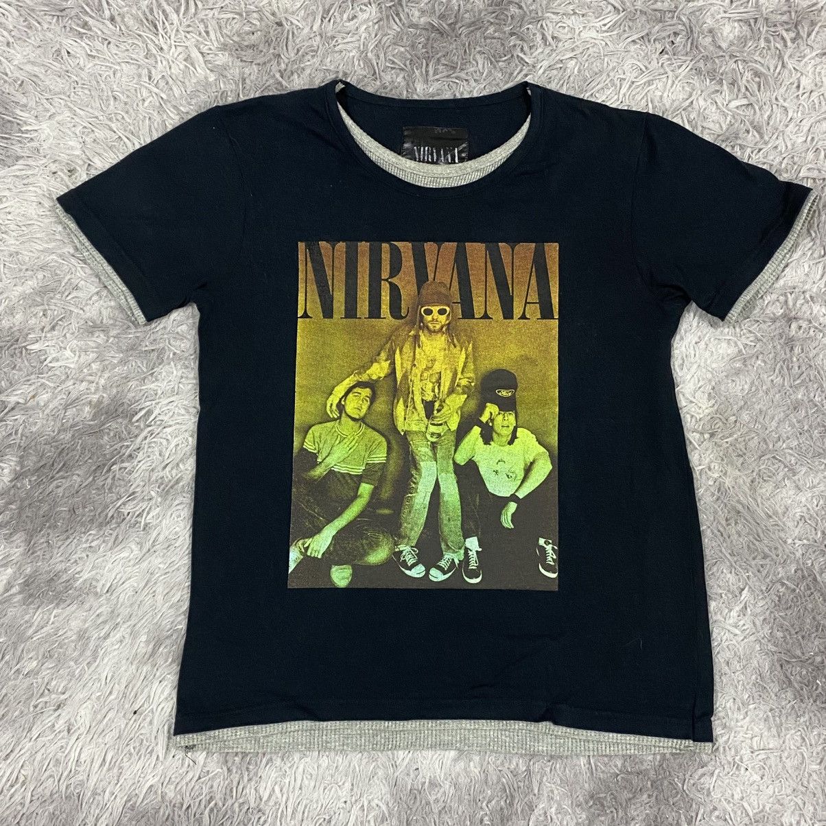 Band Tees × Nirvana × Vintage Nirvana band line up Size US S / EU 44-46 / 1 - 1 Thumbnail