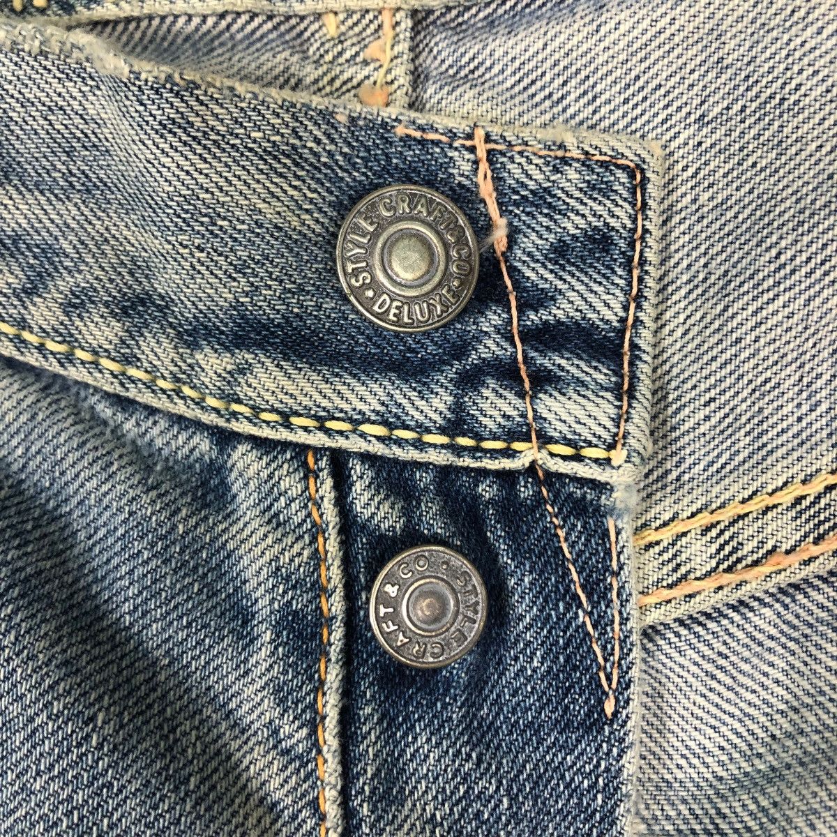 Evisu VINTAGE EVISU MADE IN JAPAN DISTRESSED DENIM JEANS RED LINE Size US 30 / EU 46 - 18 Thumbnail