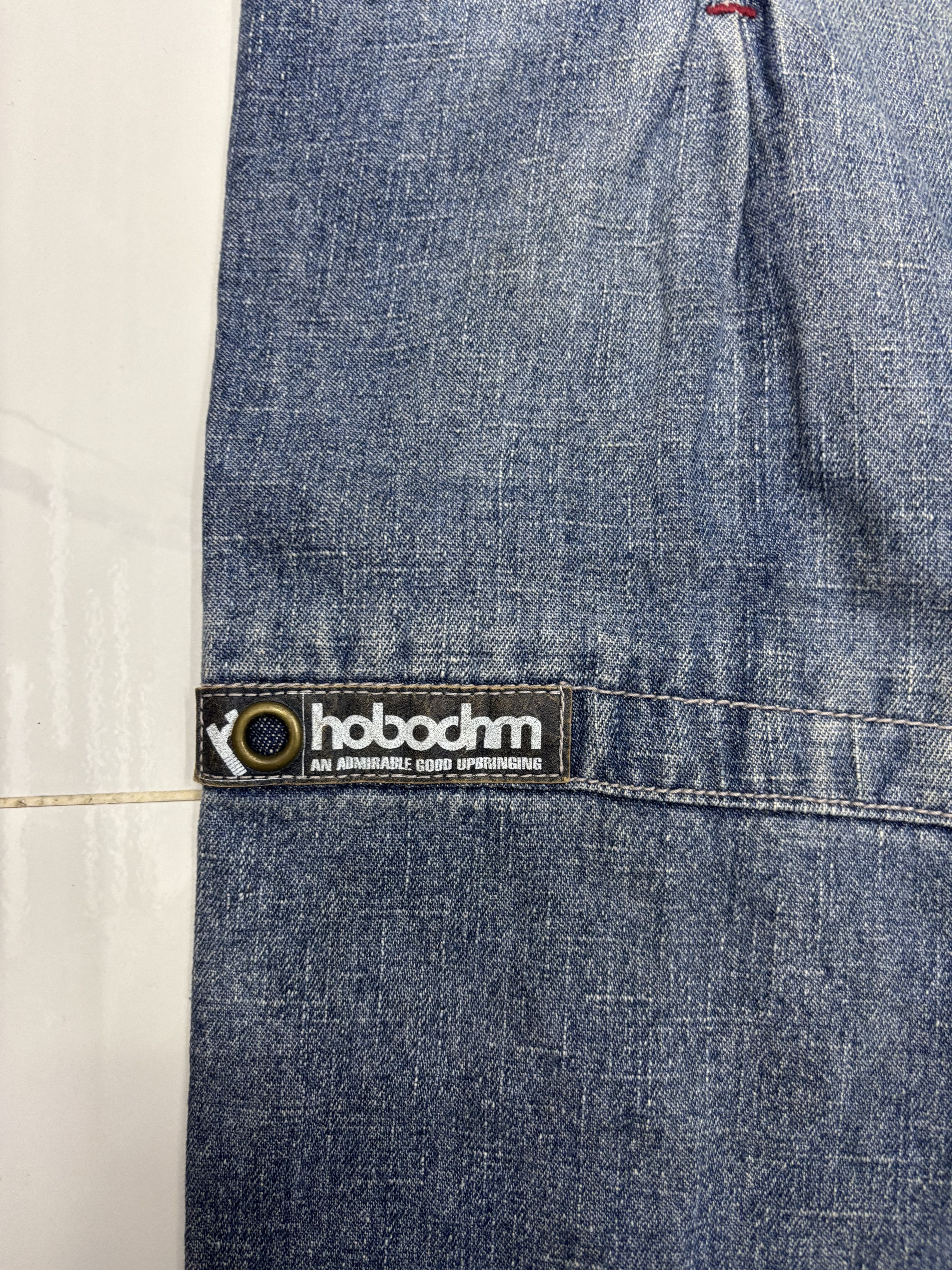 JNCO 🔥HOBO BAGGY MULTIPOCKET CARGO DENIM JEANS Size US 34 / EU 50 - 12 Thumbnail