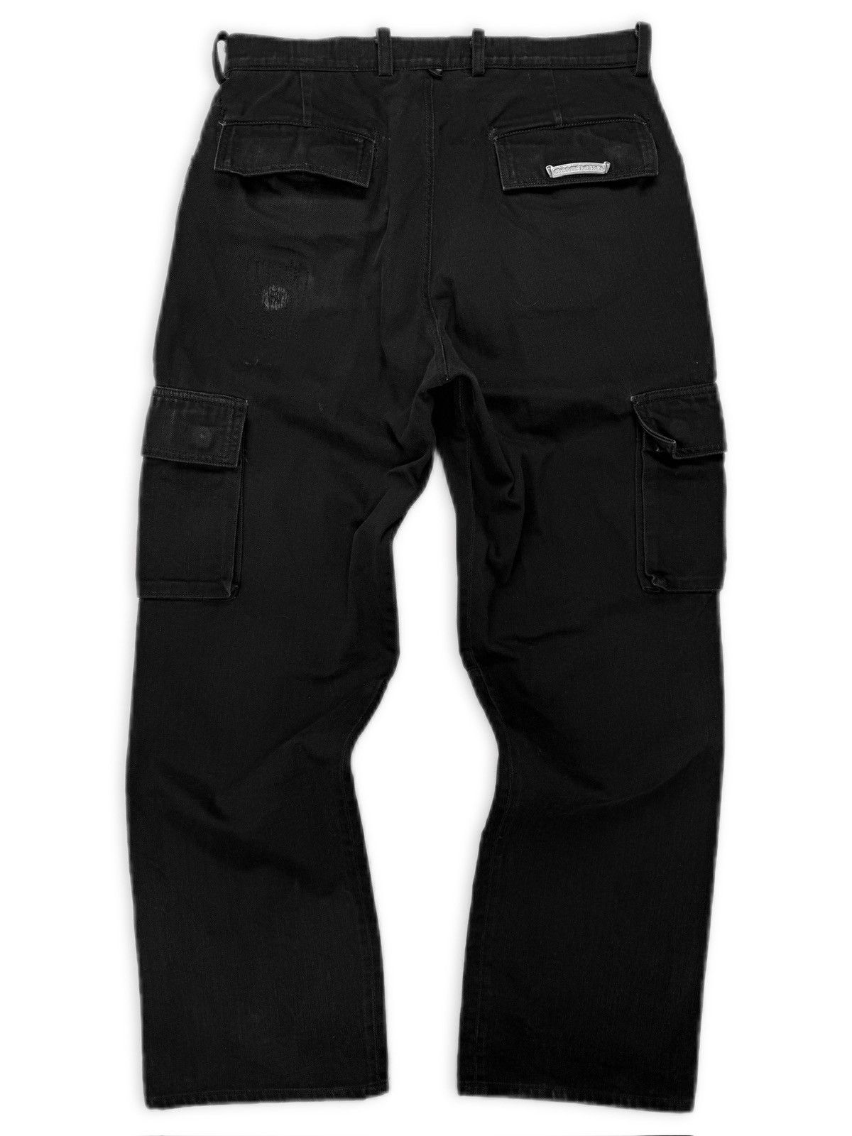 Chrome Hearts Chrome Hearts ‘Fatigue’ 9 Cargo Pocket Fleur Knee Washed Denim Pants Size US 30 / EU 46 - 5 Thumbnail