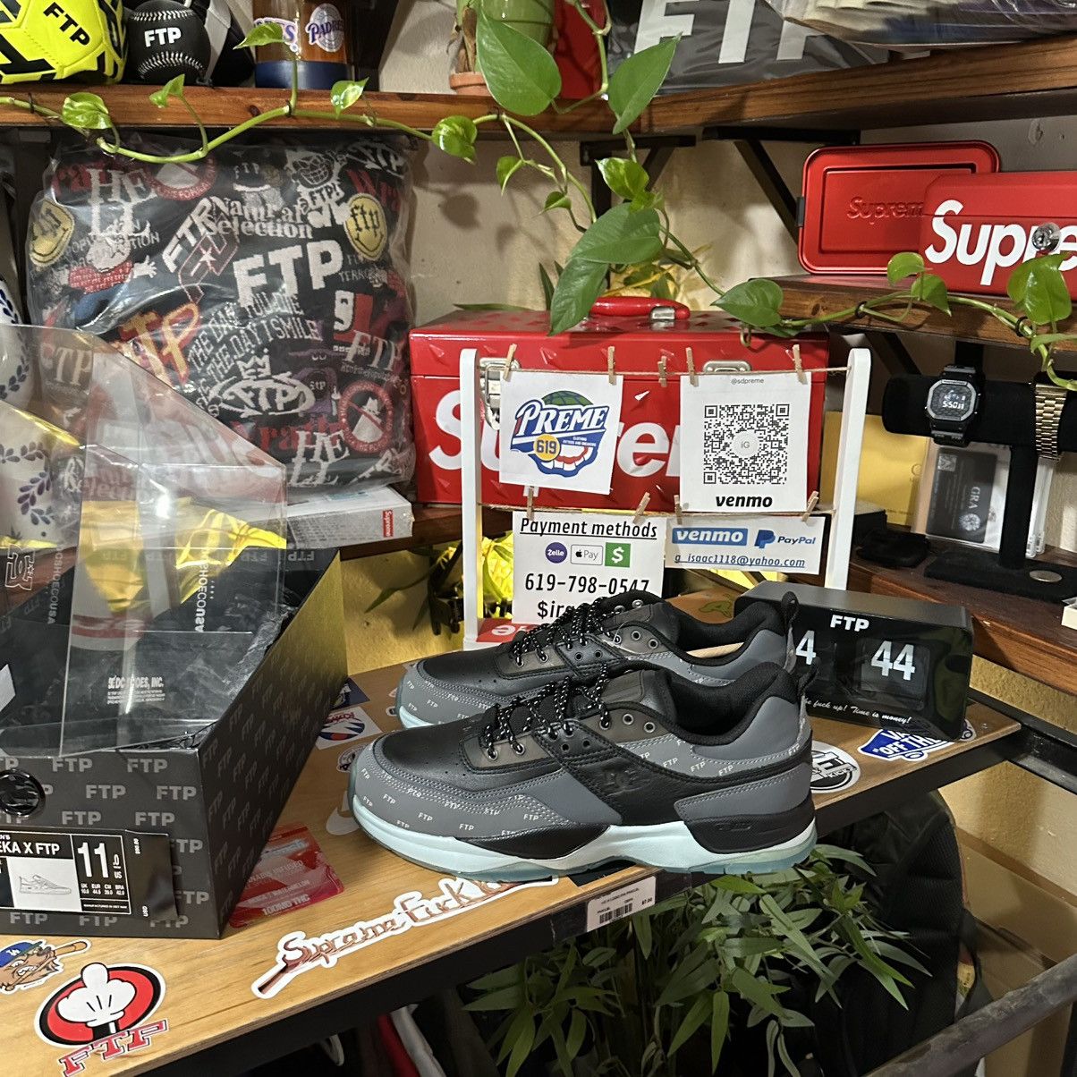 DC × Fuck The Population Ftp DC Tribeka Black Ds size 11m Size US 11 / EU 44 - 4 Thumbnail