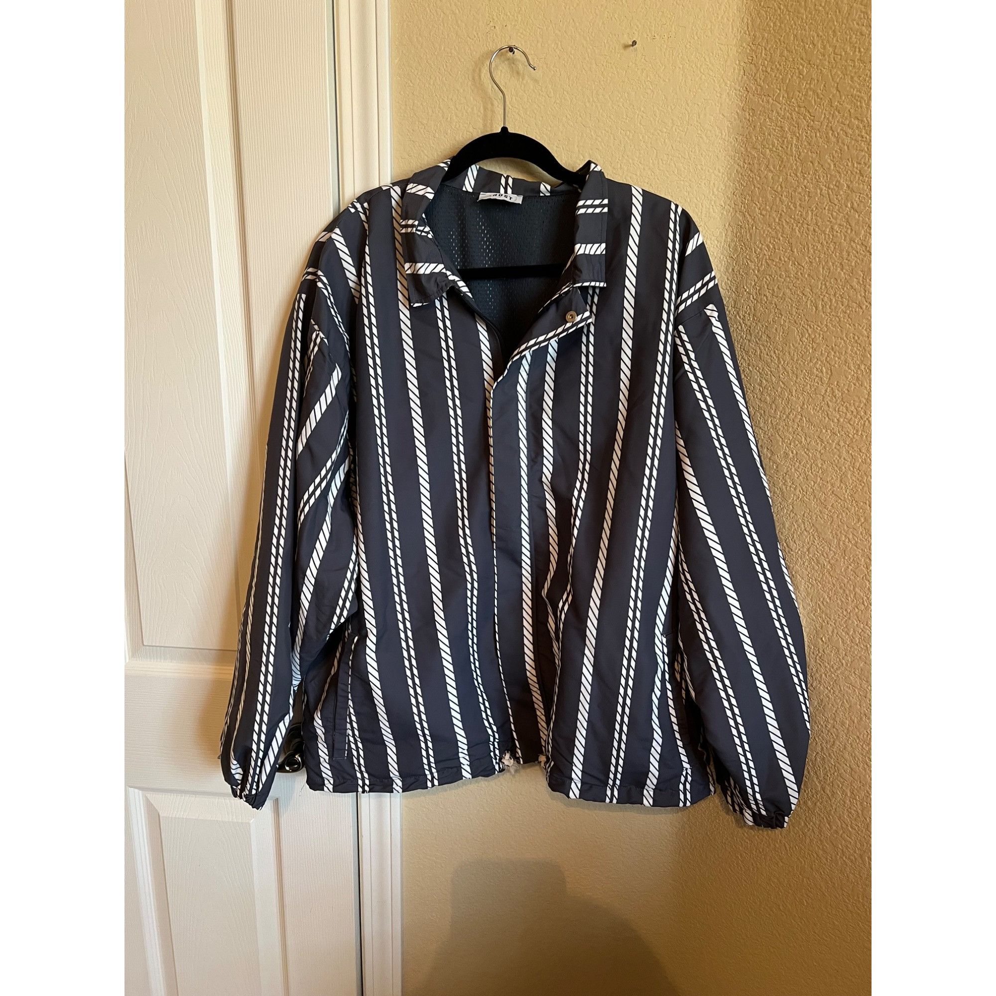Nautica Krost x Nautica rope print Mens Windbreaker Jacket NWOT - S Size US XL / EU 56 / 4 - 3 Thumbnail
