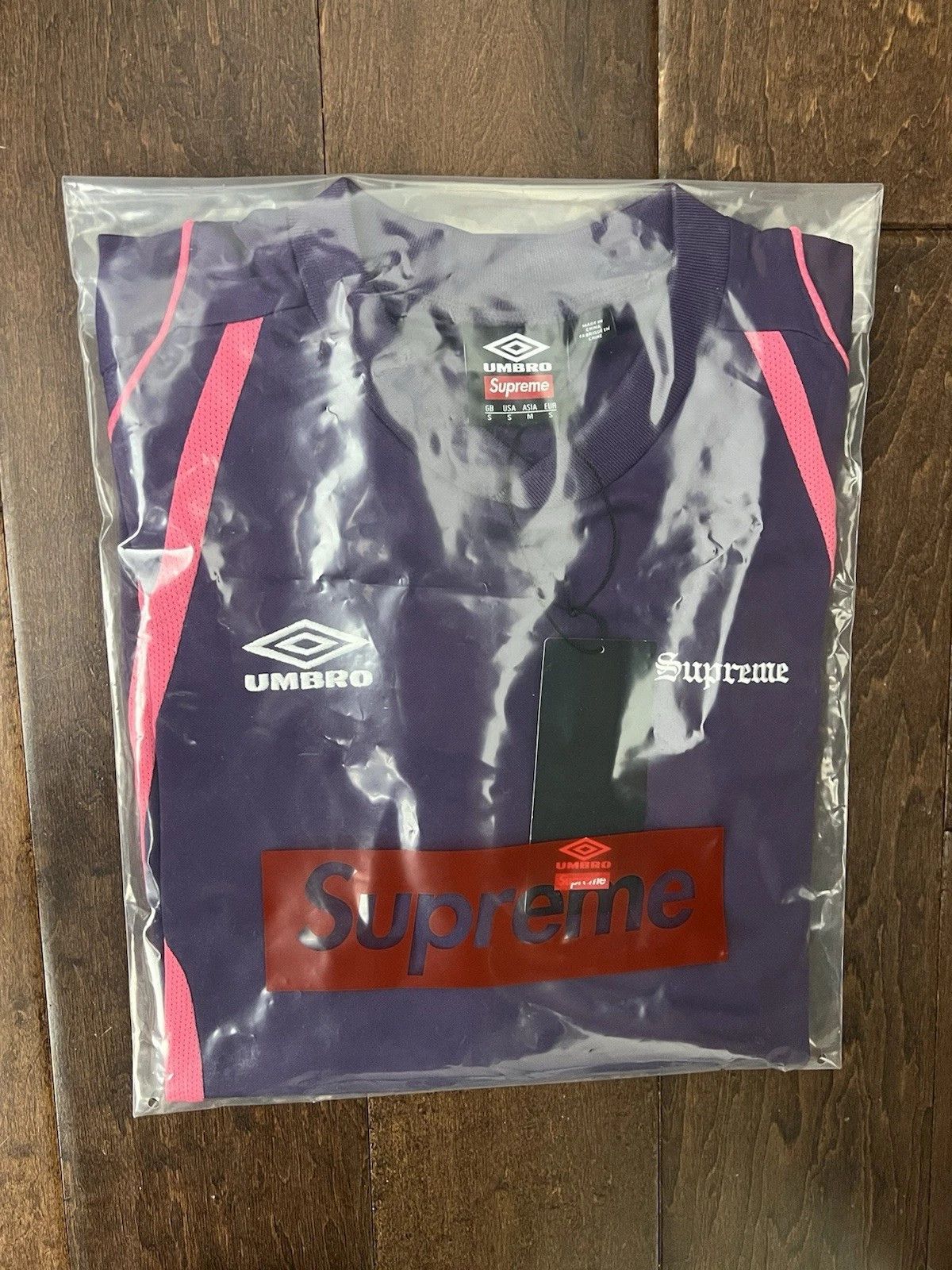 Supreme × Umbro Supreme SS26 Umbro Old English Soccer Jeresy Purple Small Size US S / EU 44-46 / 1 - 1 Thumbnail