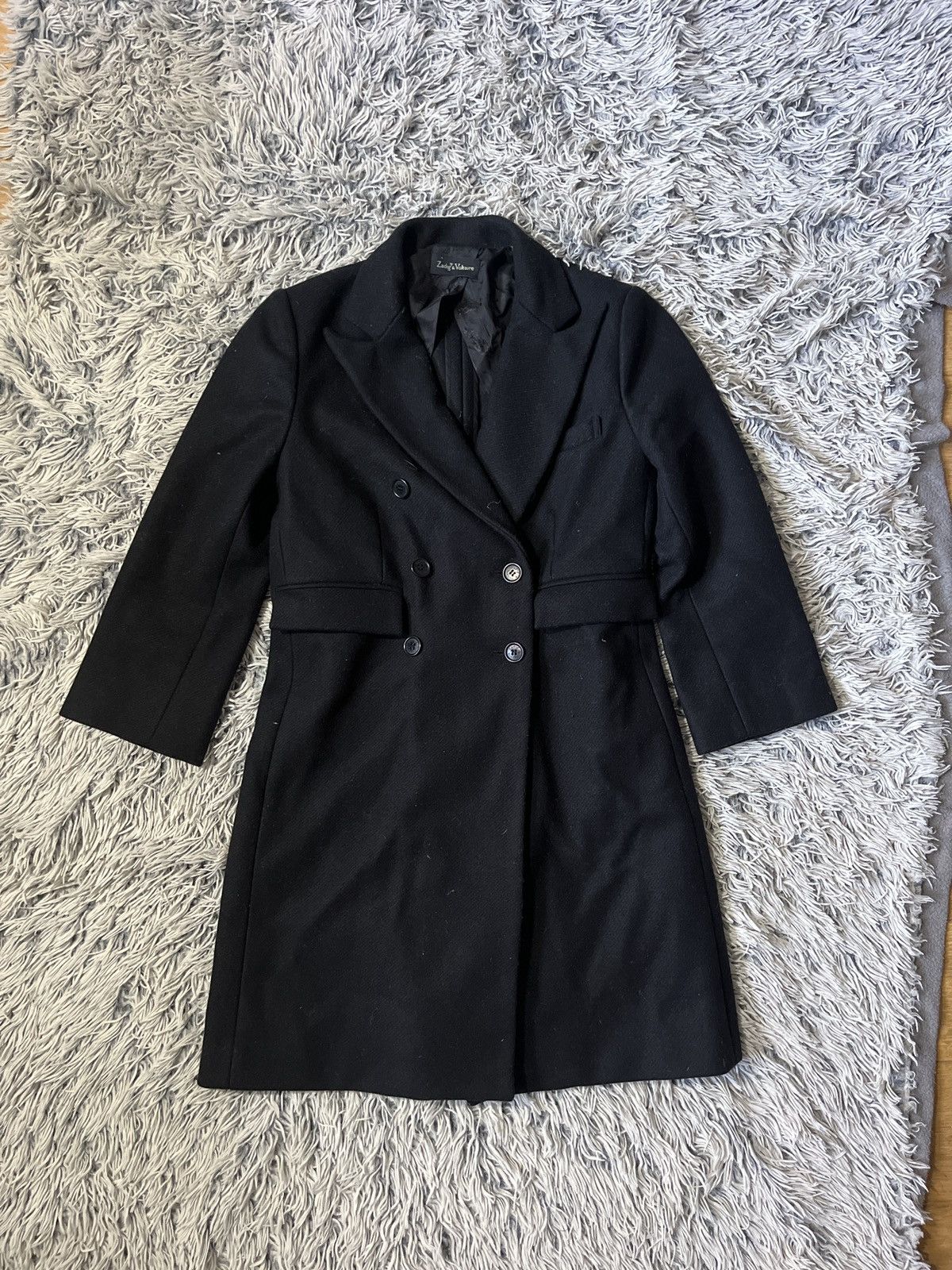 Zadig & Voltaire Zadig & Voltaire “Moon” Wool Double-Breasted Coat Size S / US 4 / IT 40 - 1 Thumbnail