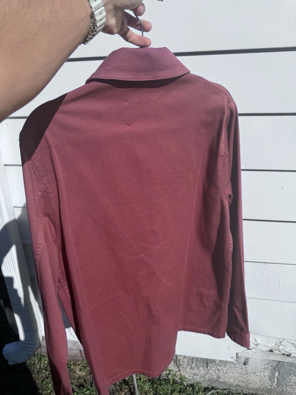 Nanushka Nanushka Men’s Theo Denim Jacket Rose Wine Size Medium Size US M / EU 48-50 / 2 - 5 Thumbnail
