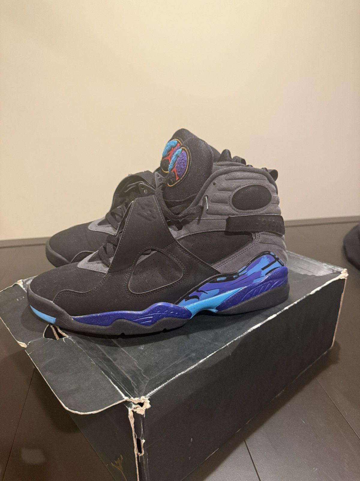 Jordan Brand Jordan 8 aqua 2015 Size US 12 / EU 45 - 3 Thumbnail