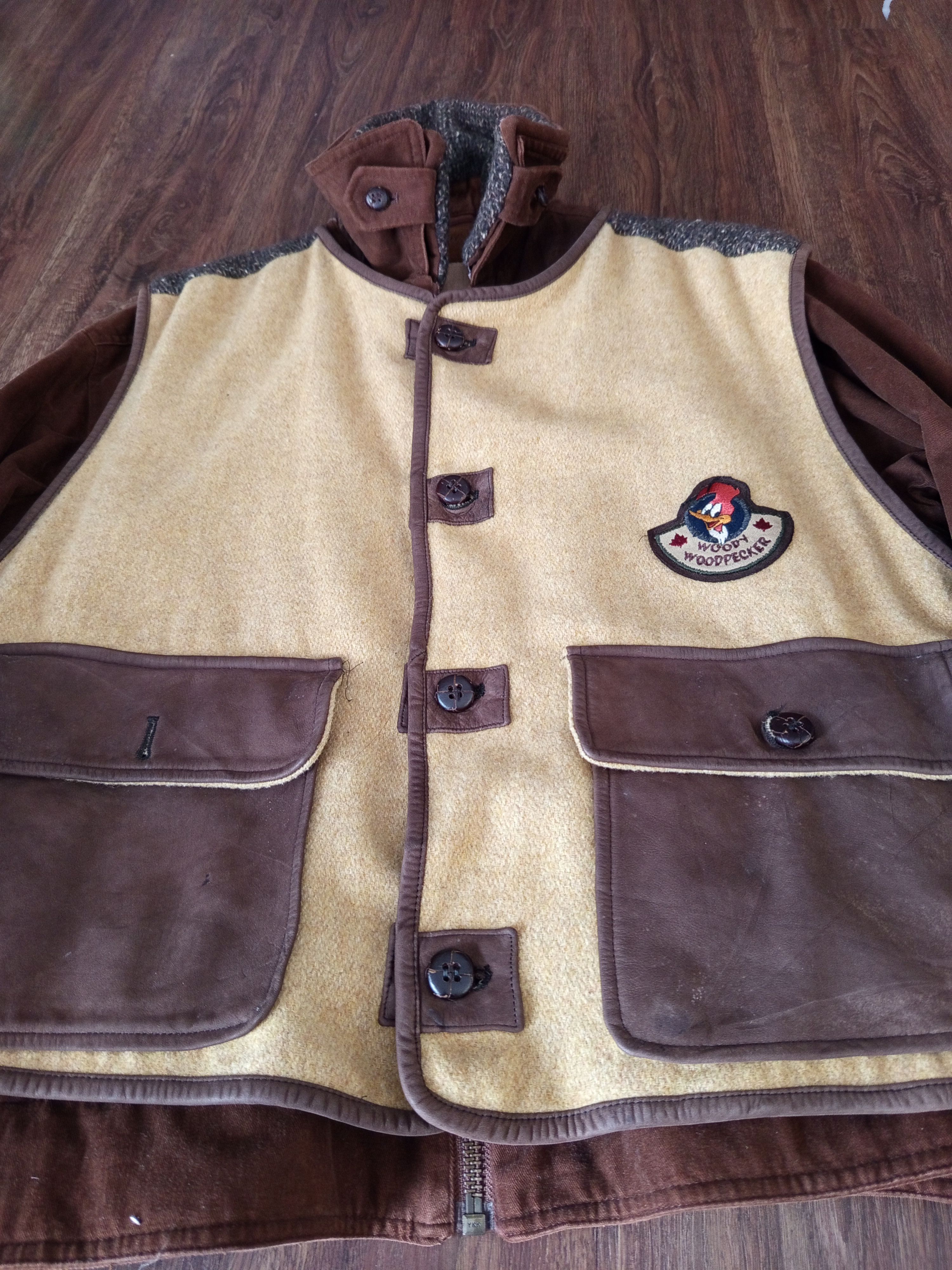 Jean Charles De Castelbajac 1990s JC de Castelbajac Detachable Jacket Woody Woodpecker Size US M / EU 48-50 / 2 - 4 Thumbnail
