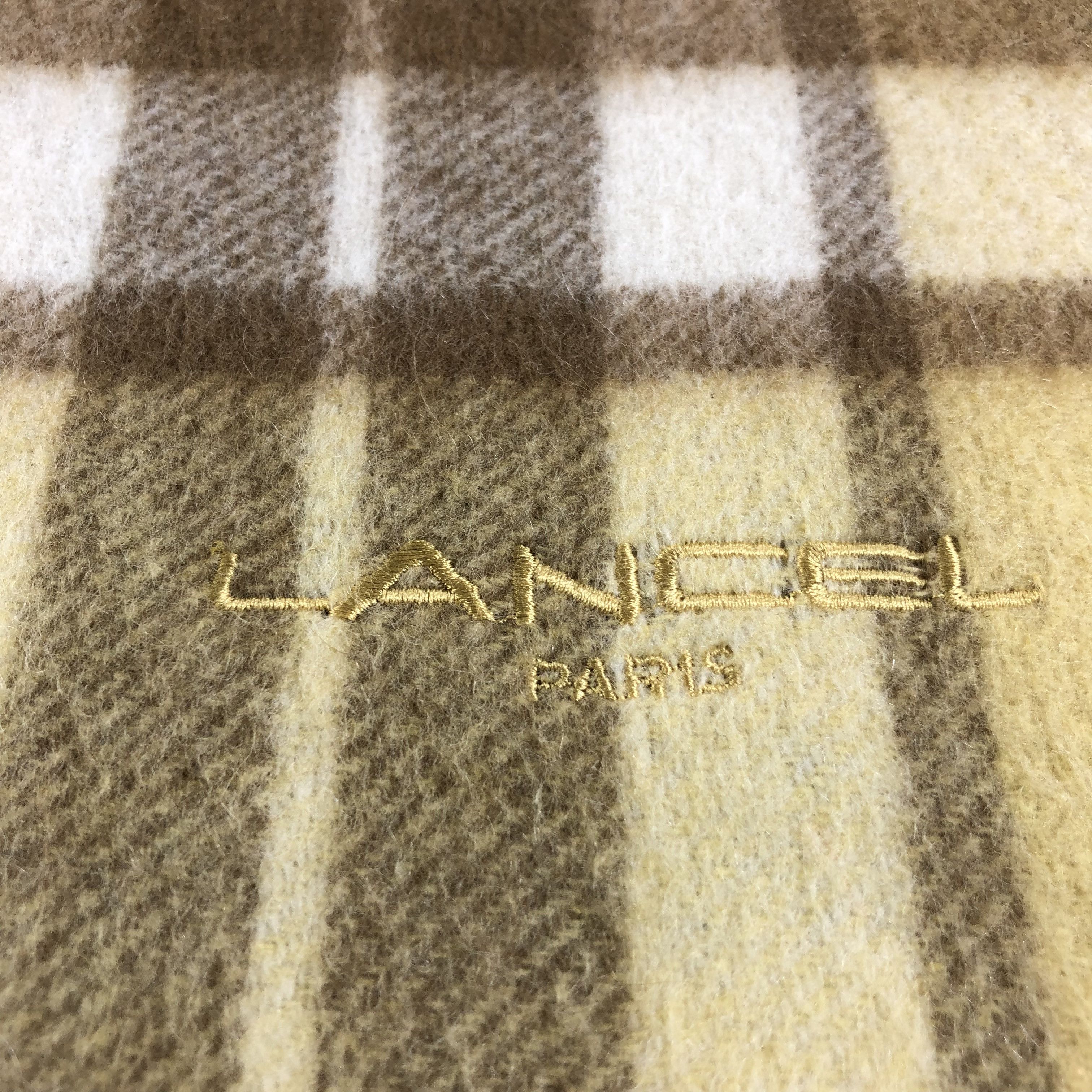 Lancel Lancel Oversized Wool Scarf Muffler V1122 Size ONE SIZE - 3 Thumbnail