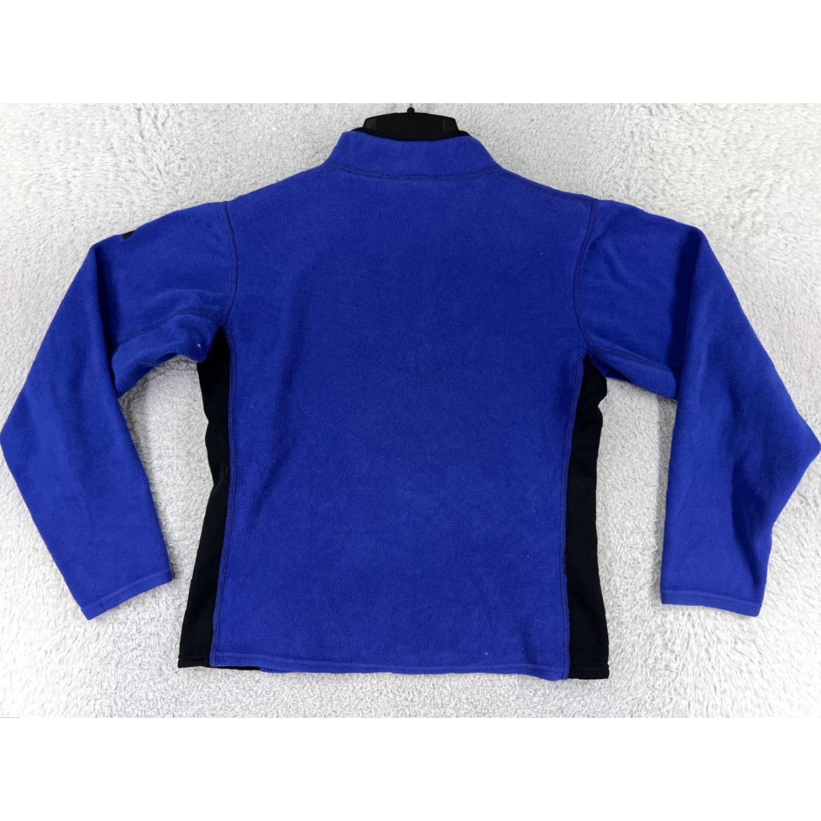 The North Face VINTAGE The North Face Sweater Women M Blue 100% Polyester Fleece Mock Neck Size M / US 6-8 / IT 42-44 - 2 Thumbnail