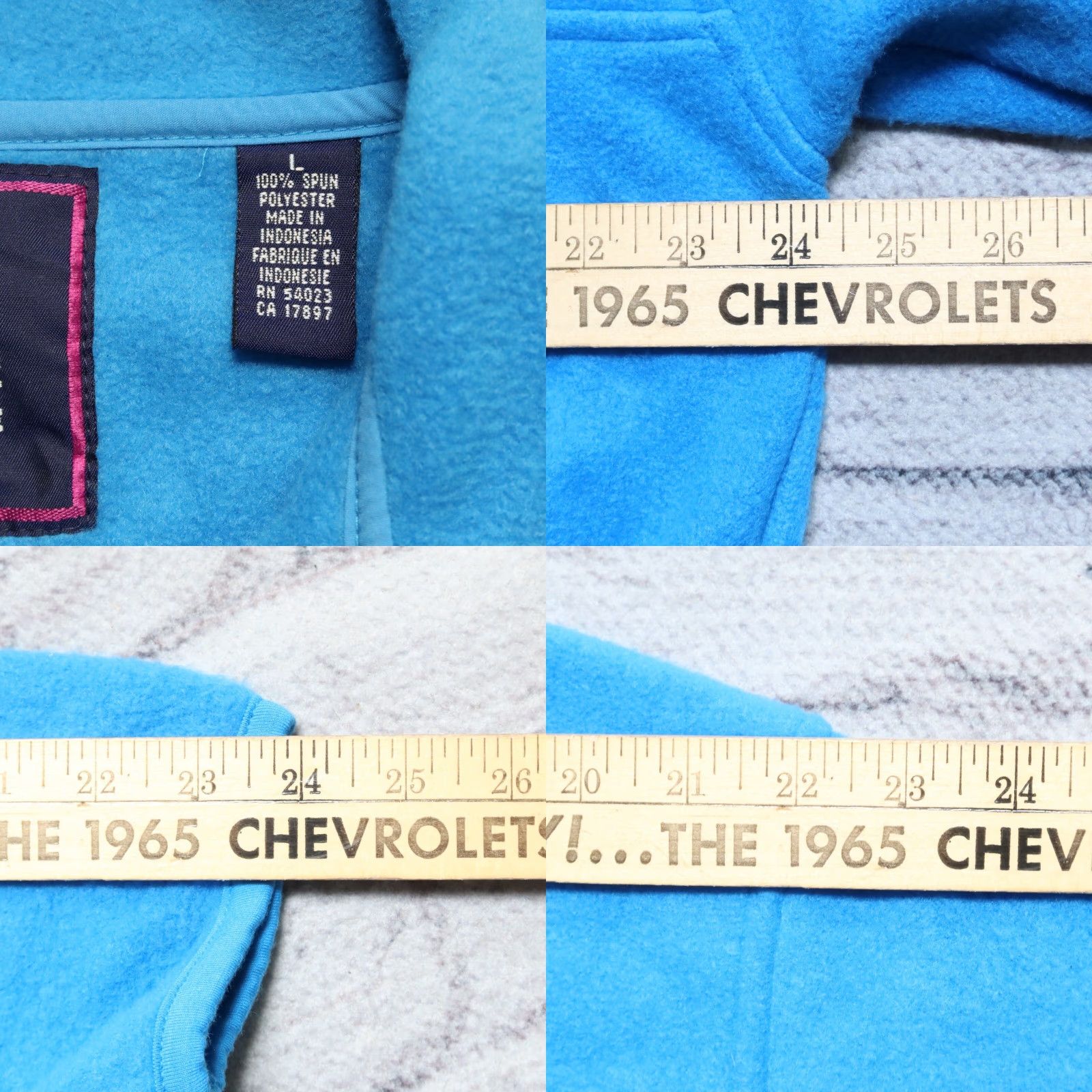 Gap VINTAGE GAP Arctic Light Fleece Pullover Mens L Blue 90s Deadstock Pullover Size US L / EU 52-54 / 3 - 8 Thumbnail