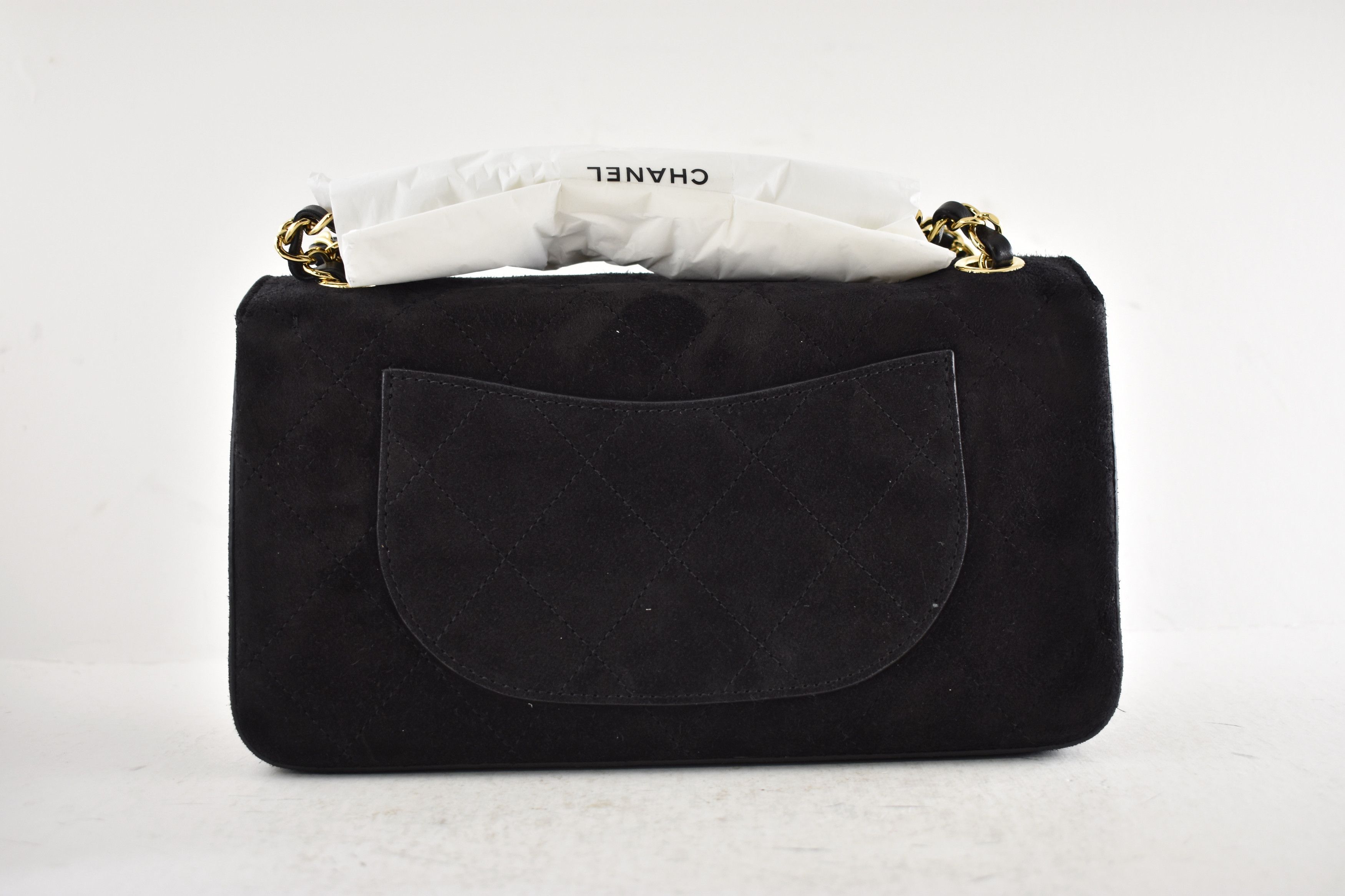 Chanel 26S Maxi Souplissimo Small Medium Suede CC Logo Flap Bag Size ONE SIZE - 6 Thumbnail