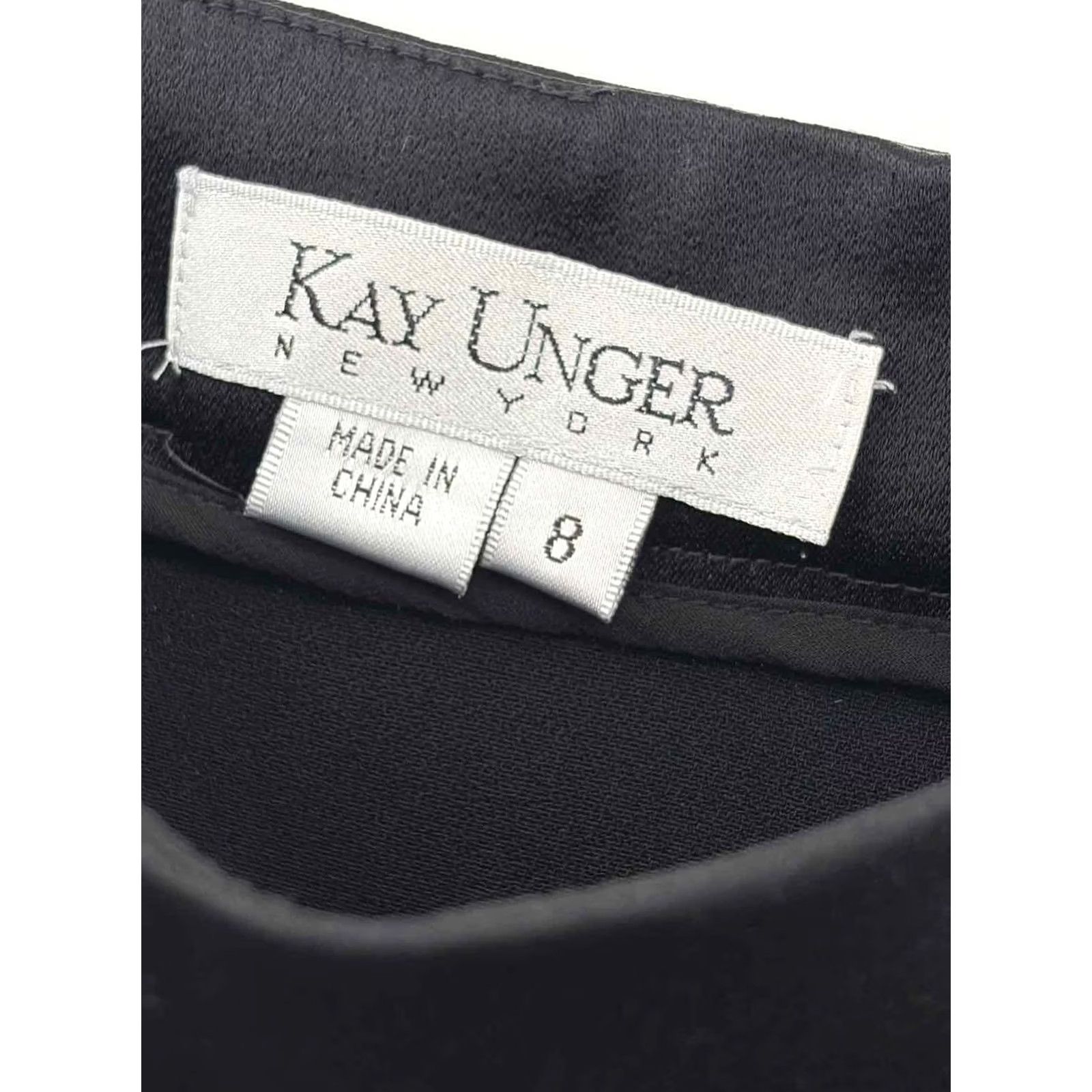 Vintage Pre-Owned Kay Unger Black Size 8 Casual Pants Size 30" / US 8 / IT 44 - 3 Thumbnail