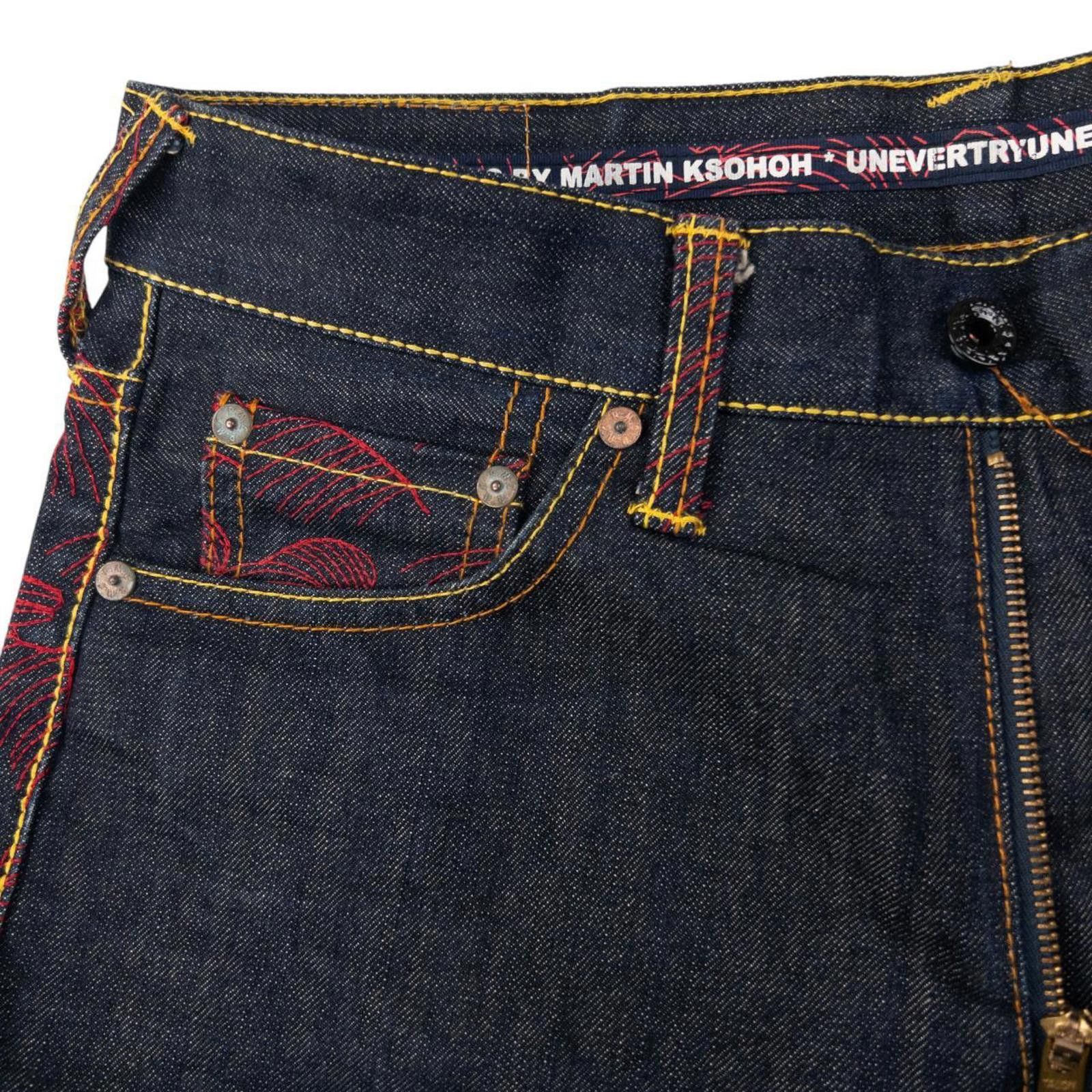 Other Vintage RMC Red Monkey Company Wave Denim Jeans Size W34 Size US 30 / EU 46 - 6 Thumbnail