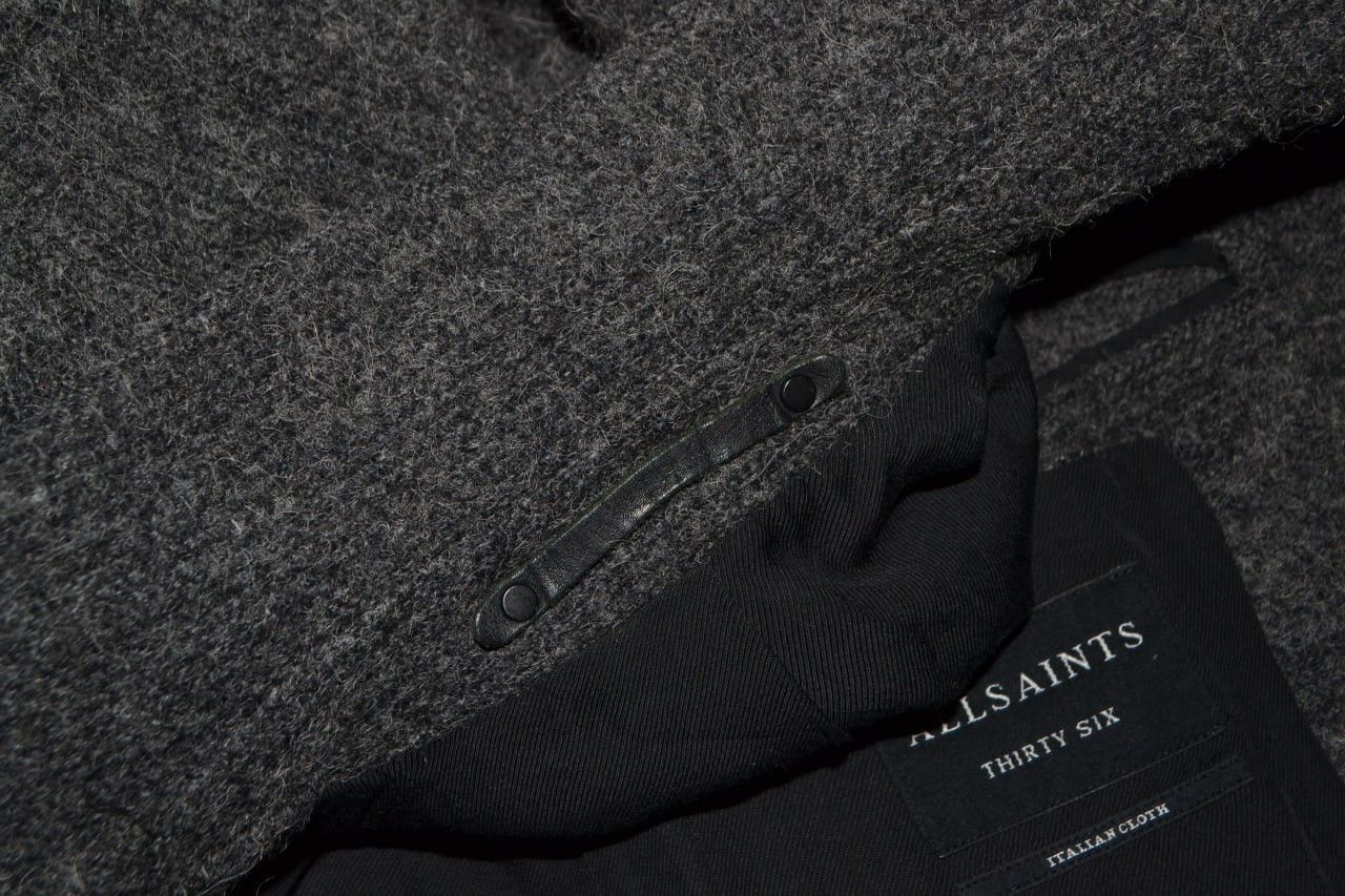 Allsaints AllSaints wool Abel Coat Gray Size S Size US S / EU 44-46 / 1 - 15 Thumbnail