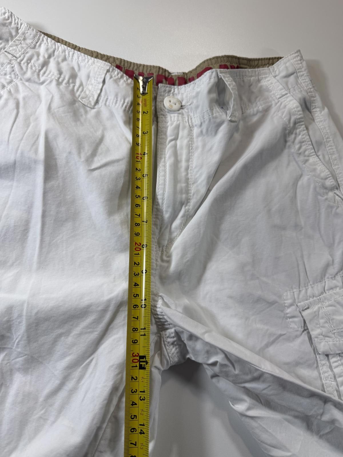 UNIONBAY Unionbay White Cargo Shorts with Multiple Pockets 32 Size US 32 / EU 48 - 5 Thumbnail