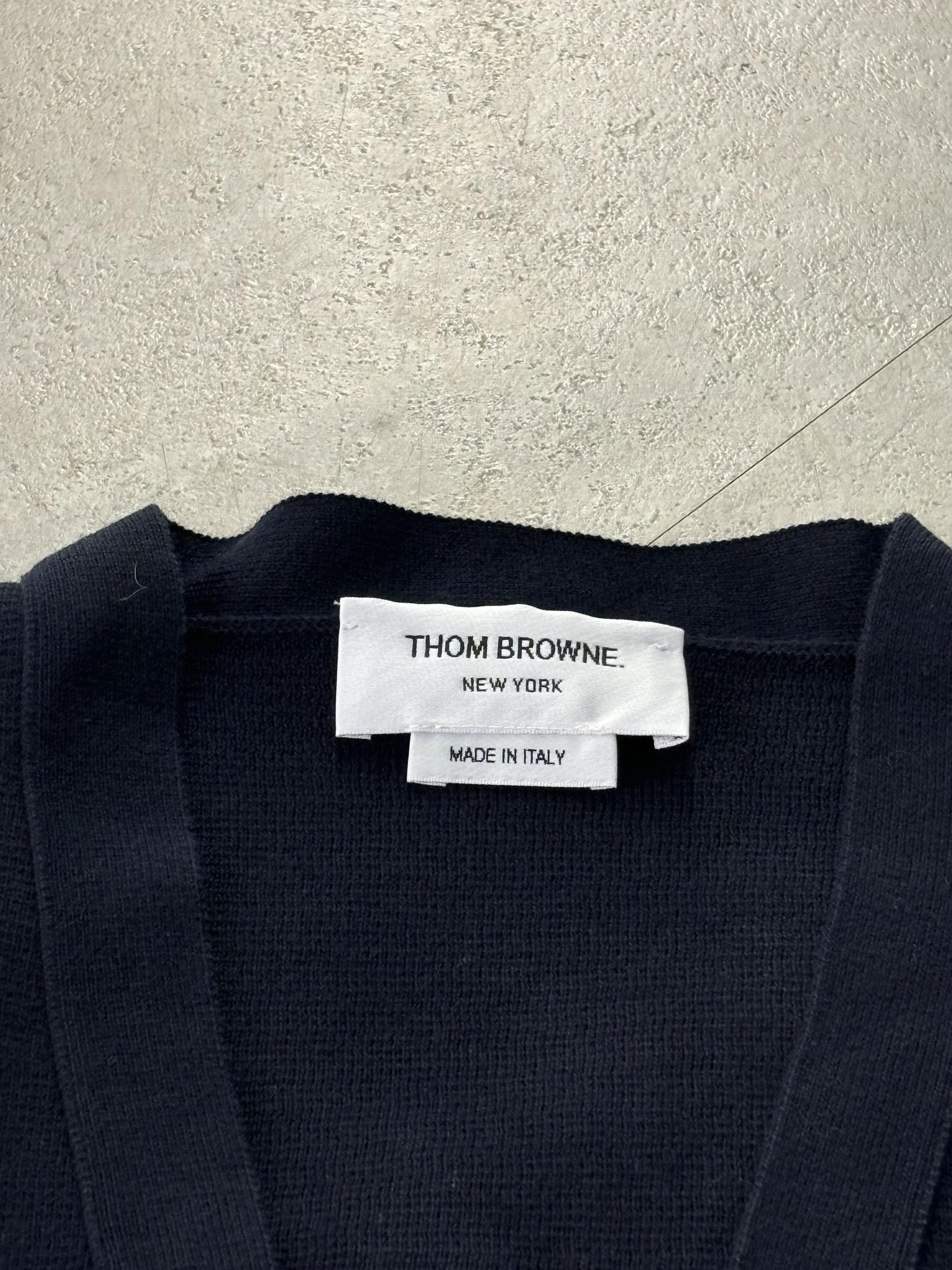 Thom Browne THOM BROWNE 4-Bar Cardigan Size US M / EU 48-50 / 2 - 5 Thumbnail