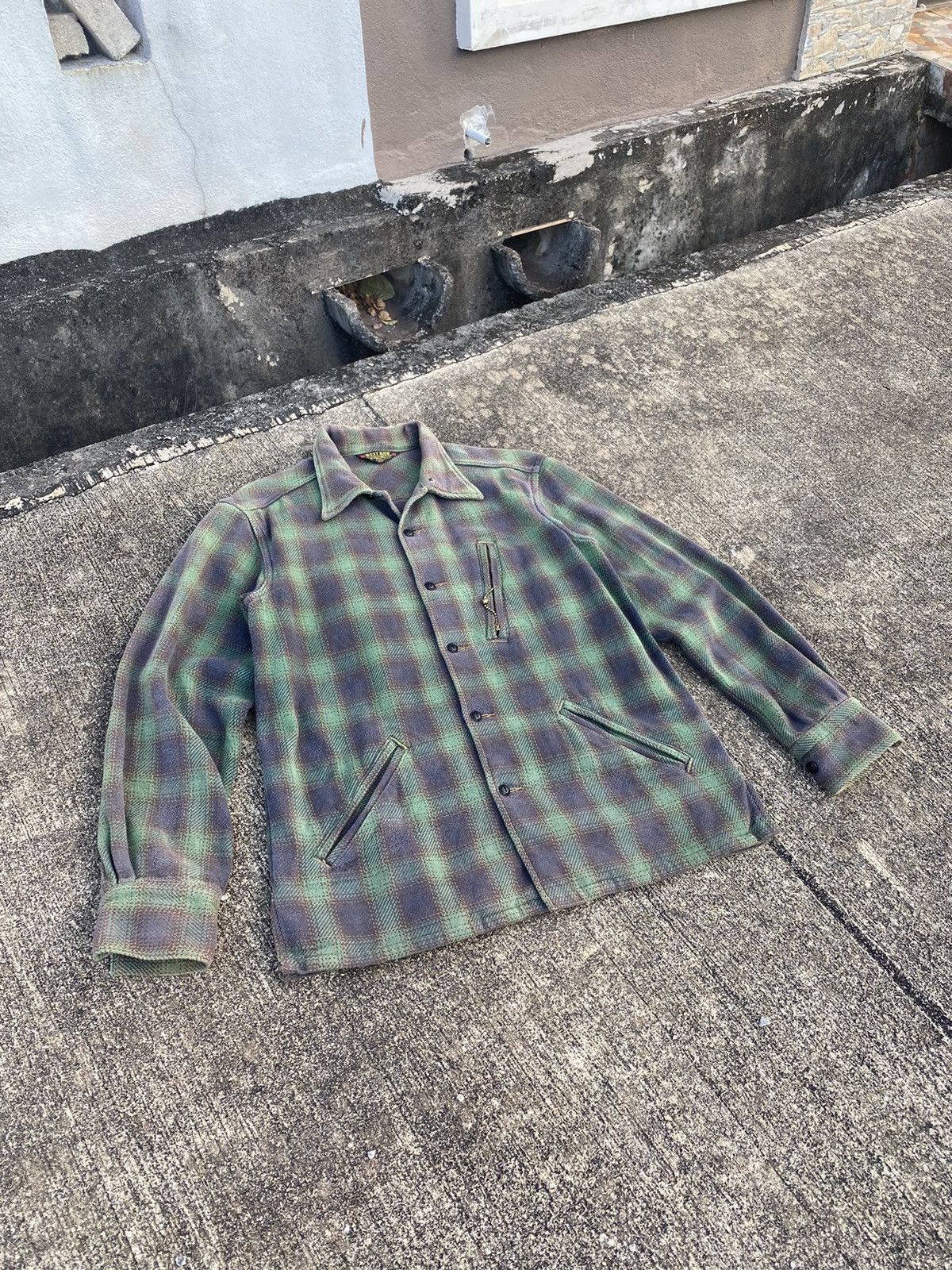 Vintage Vintage West Ride Made In Japan Flannel Shirt Size US M / EU 48-50 / 2 - 1 Thumbnail