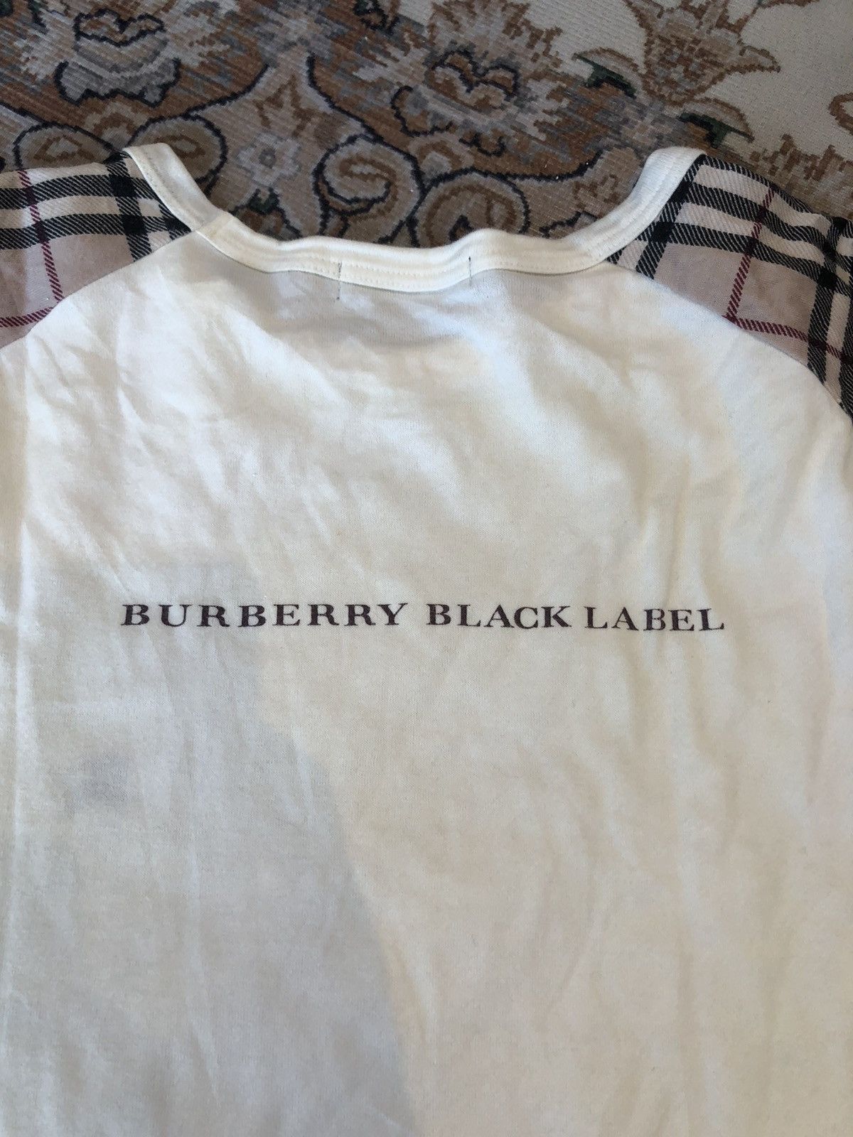 Burberry JAPAN BURBERRY NOVACHECK LONG SLEEVE TEES Size US S / EU 44-46 / 1 - 10 Thumbnail