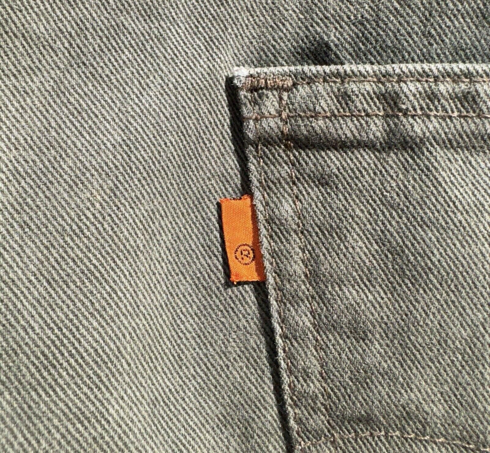 Levi's Vintage Levis 550 90s Orange Tab Moss Green Jeans 38x30 Size US 38 / EU 54 - 4 Thumbnail