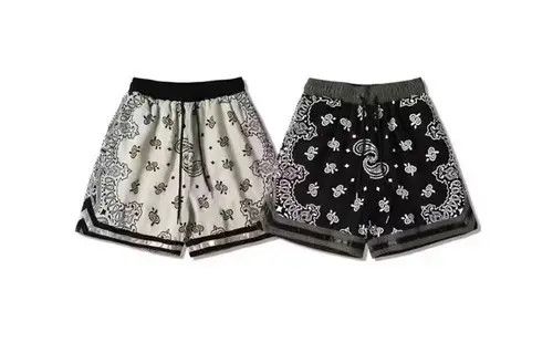 Jean 21SS Tokyo Union Green Bandana Paisley Jersey Shorts Size US 31 - 3 Thumbnail
