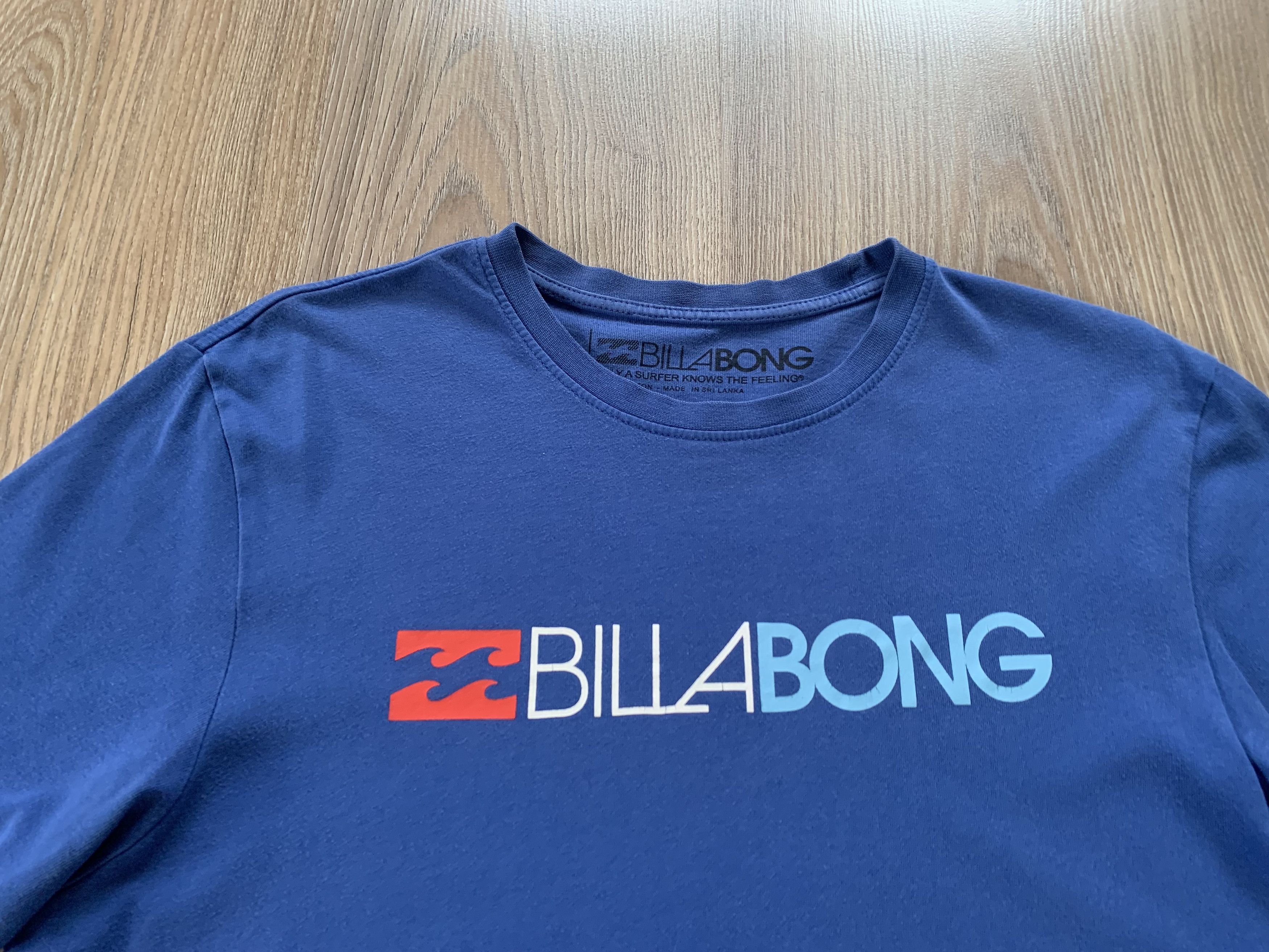Billabong Billabong Blue Big Logo Print Tee Shirt Size US S / EU 44-46 / 1 - 4 Thumbnail