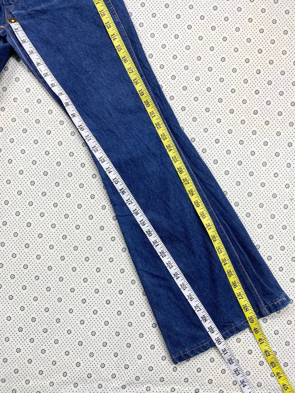 Big John × Vintage Vintage Rockabilly Flare Denim Pant By Big John Size US 28 / EU 44 - 7 Thumbnail