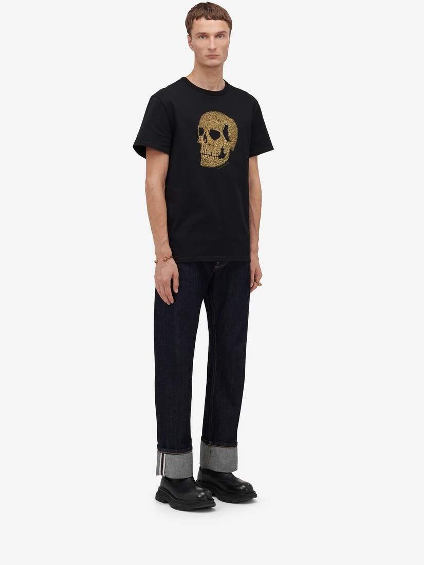 Alexander McQueen o1w1db10725 Skull T-Shirt in Black Size US S / EU 44-46 / 1 - 3 Thumbnail