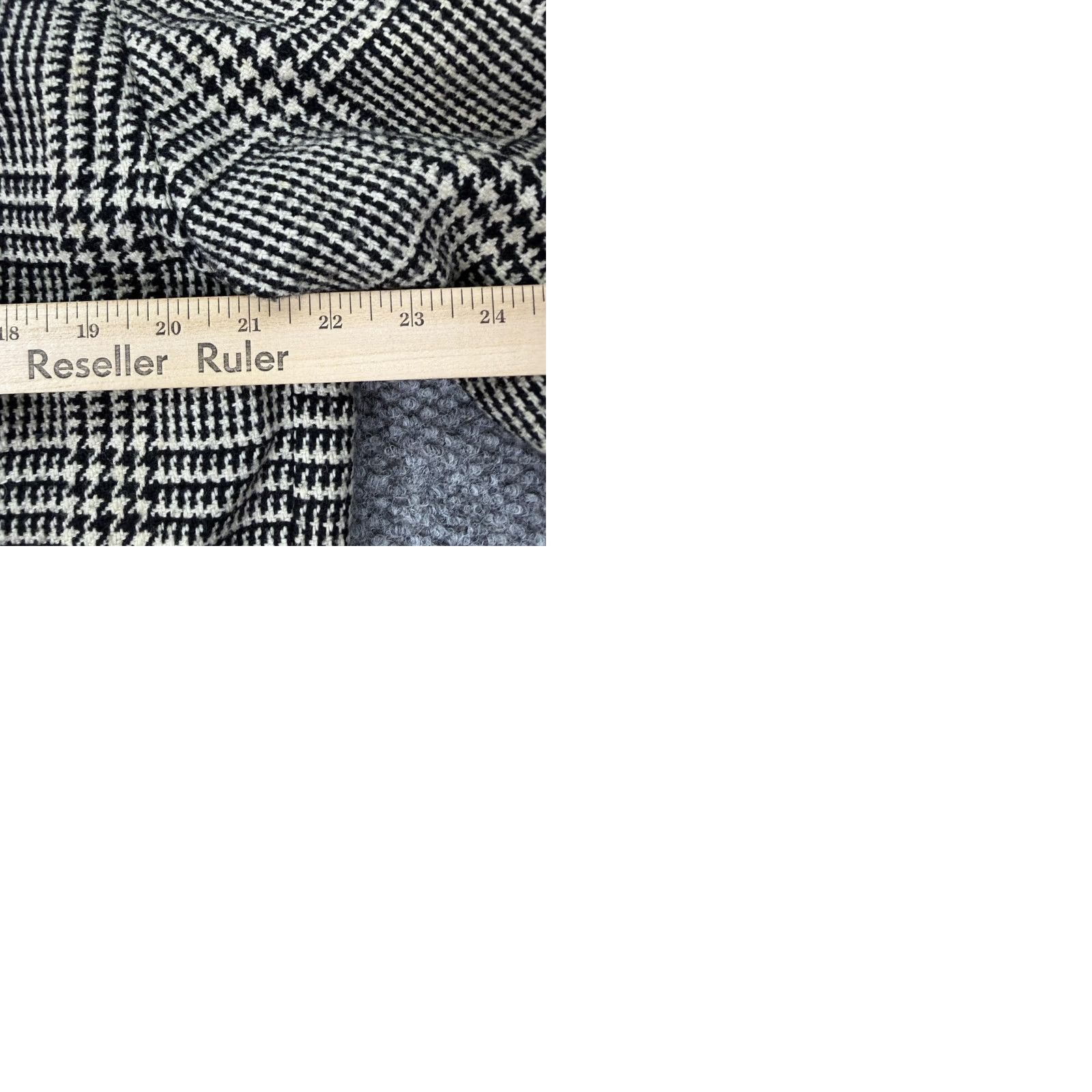 Vintage VINTAGE Peabody House Blazer Womens 9/10 Wool Houndstooth Black White Tweed Button Lined Pockets Shoulder Pads Chest Size M / US 6-8 / IT 42-44 - 10 Thumbnail