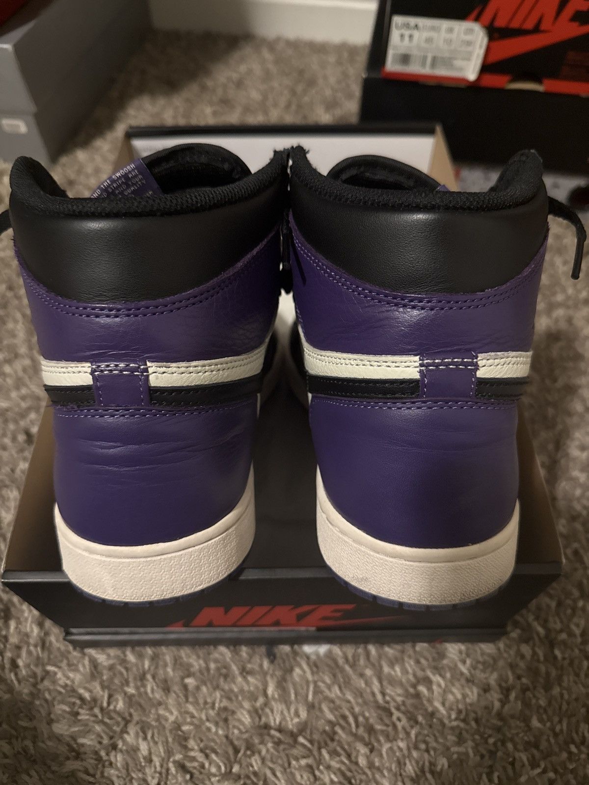Jordan Brand × Nike Nike Air Jordan 1 “Court purple 1.0” Size US 11 / EU 44 - 6 Thumbnail