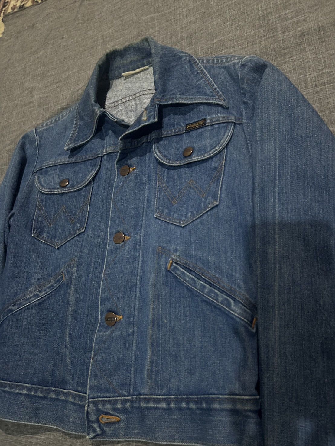 Vintage Early 70s Wrangler 124MJ Denim Jacket | Grailed