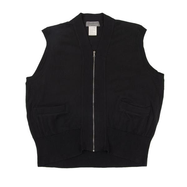 Yohji Yamamoto Yohji Yamamoto 1990s Sleeveless Zipper Knit Size US M / EU 48-50 / 2 - 1 Thumbnail